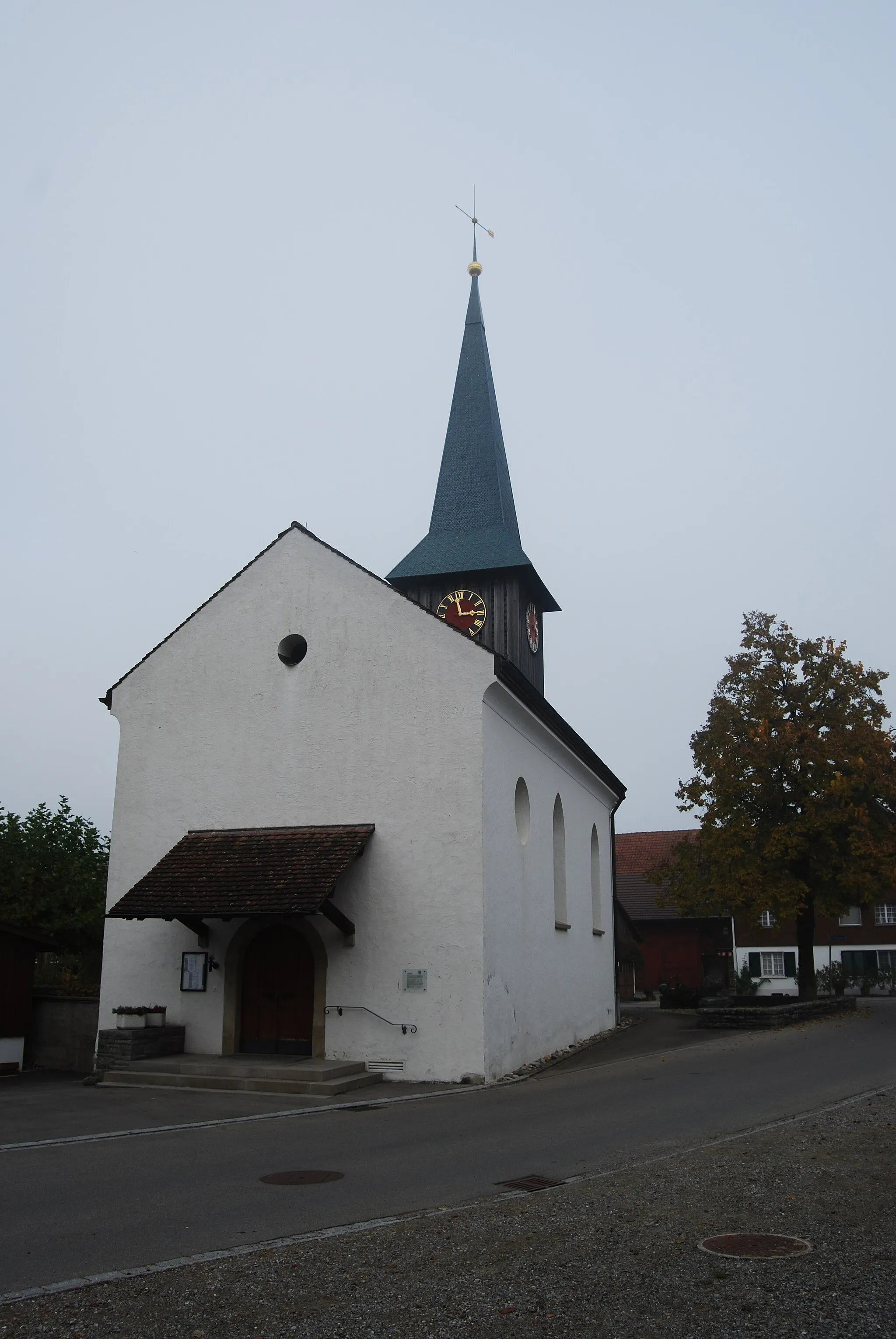 Photo showing: Church of Dorf, canton of Zürich, Switzerland
