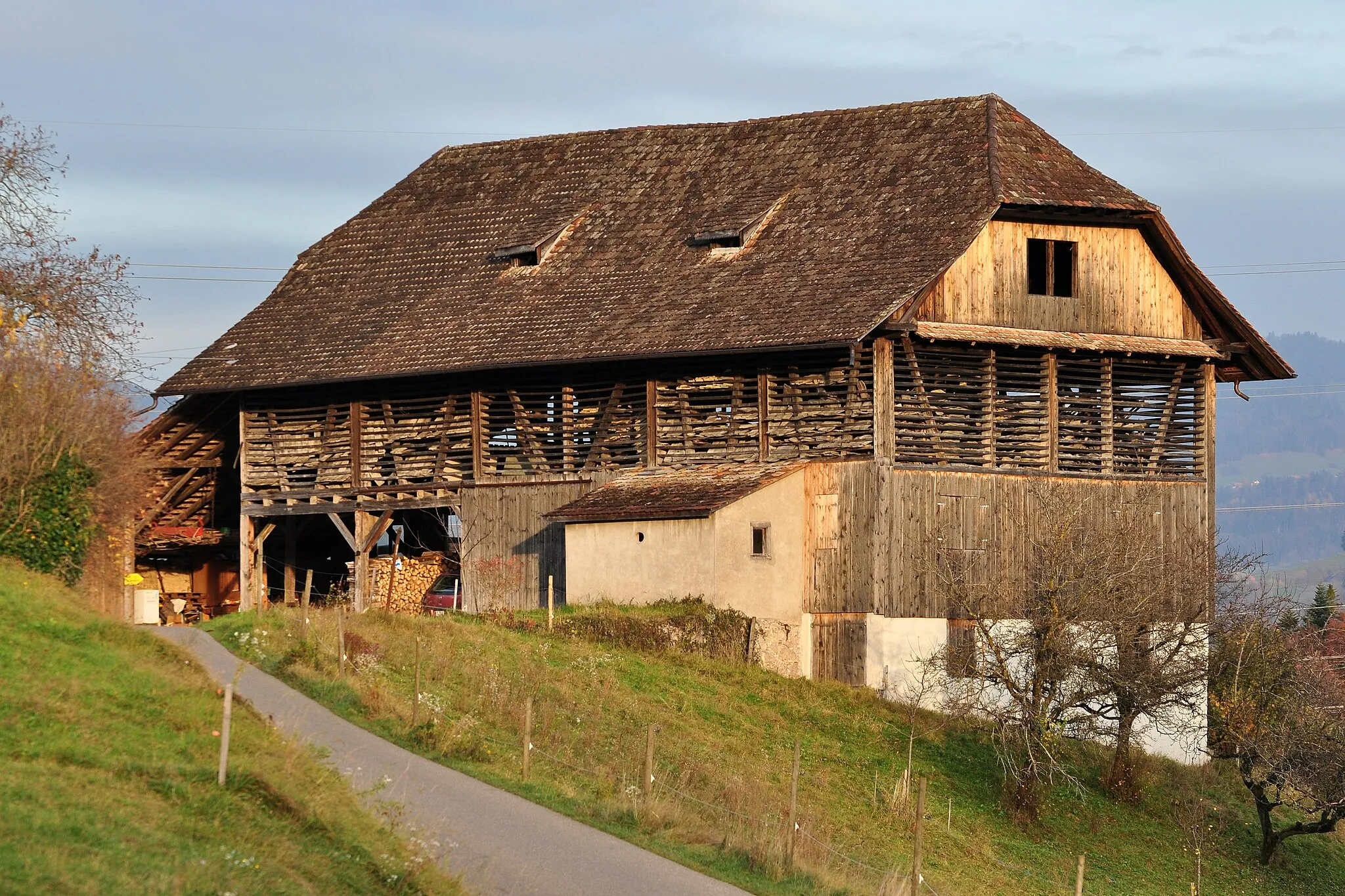 Photo showing: Wolfhausen respectively Barenberg in Bubikon (Switzerland)