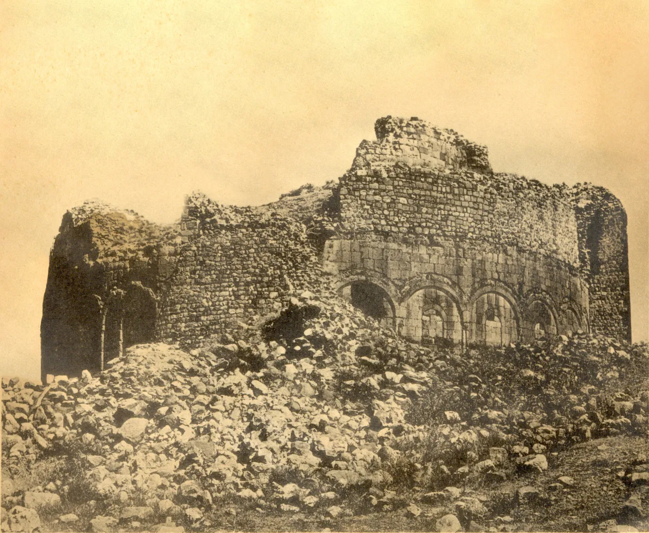 Photo showing: Bana cathedral. Ekvtime Takaishvili expedition 1902 year