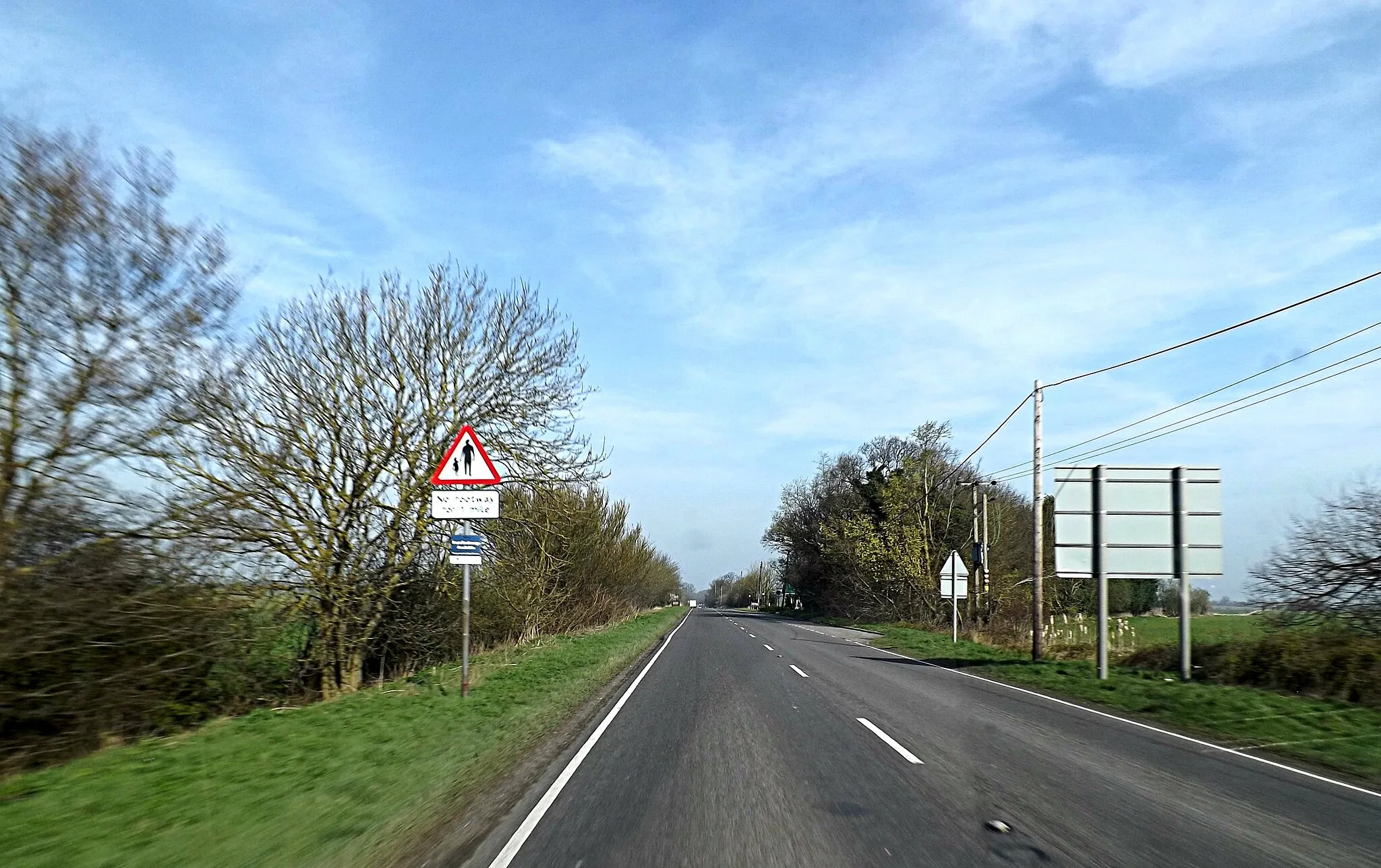 Photo showing: A1198 Ermine Street, Caxton Gibbet