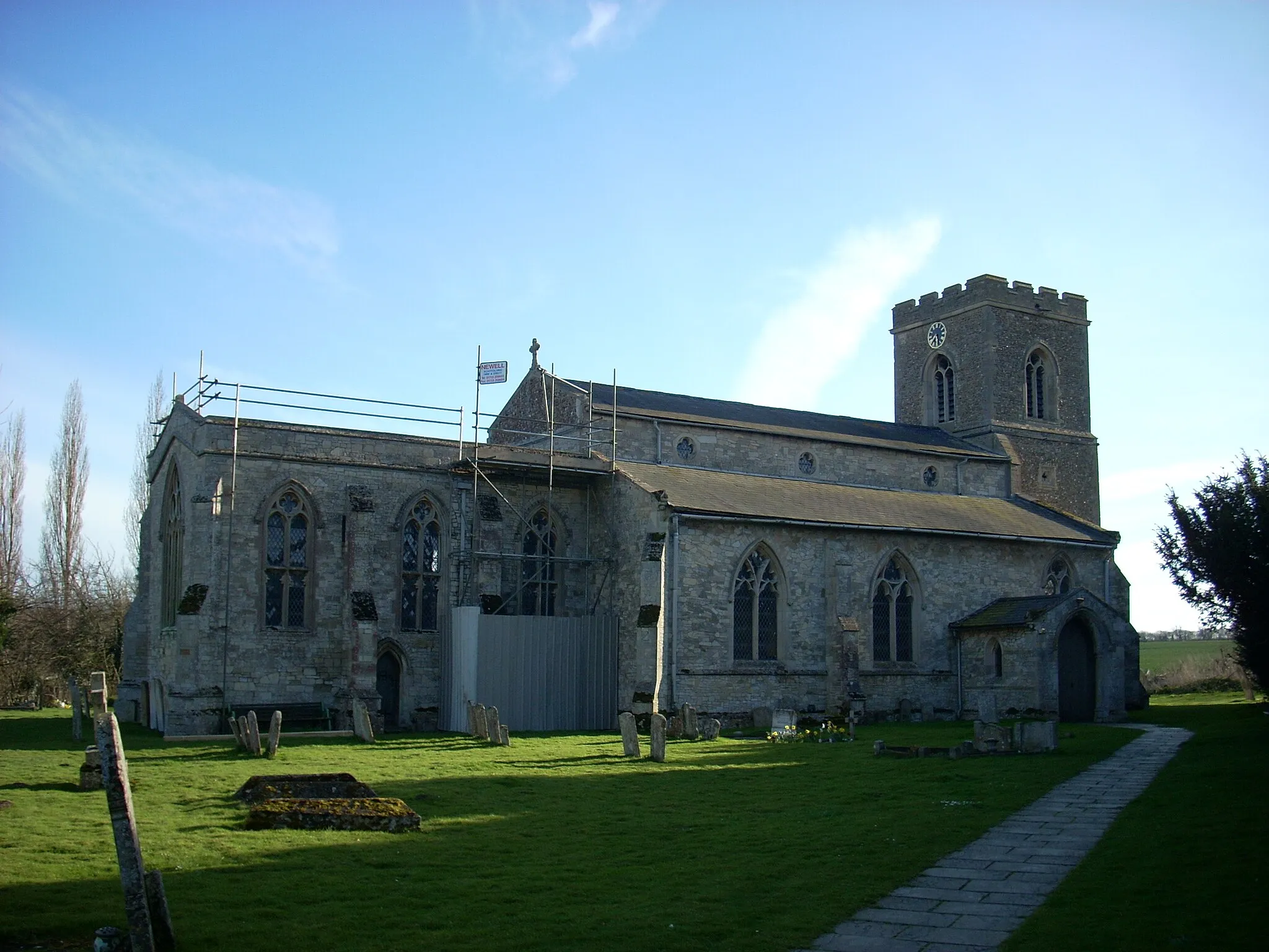 Photo showing: St Peter's and St Paul's church, Dry Drayton, Cambridgeshire, England