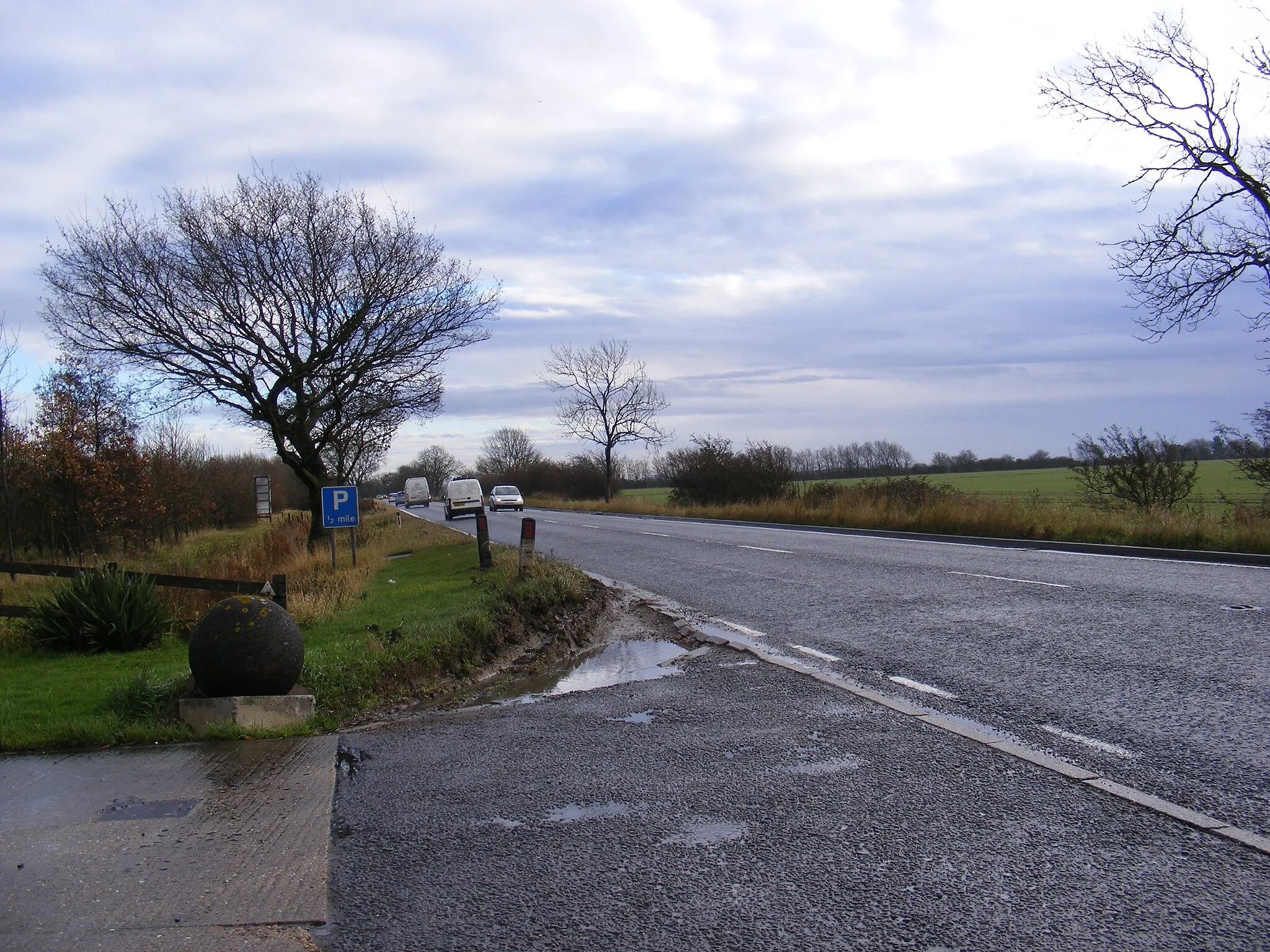 Photo showing: A428 Cambridge Road