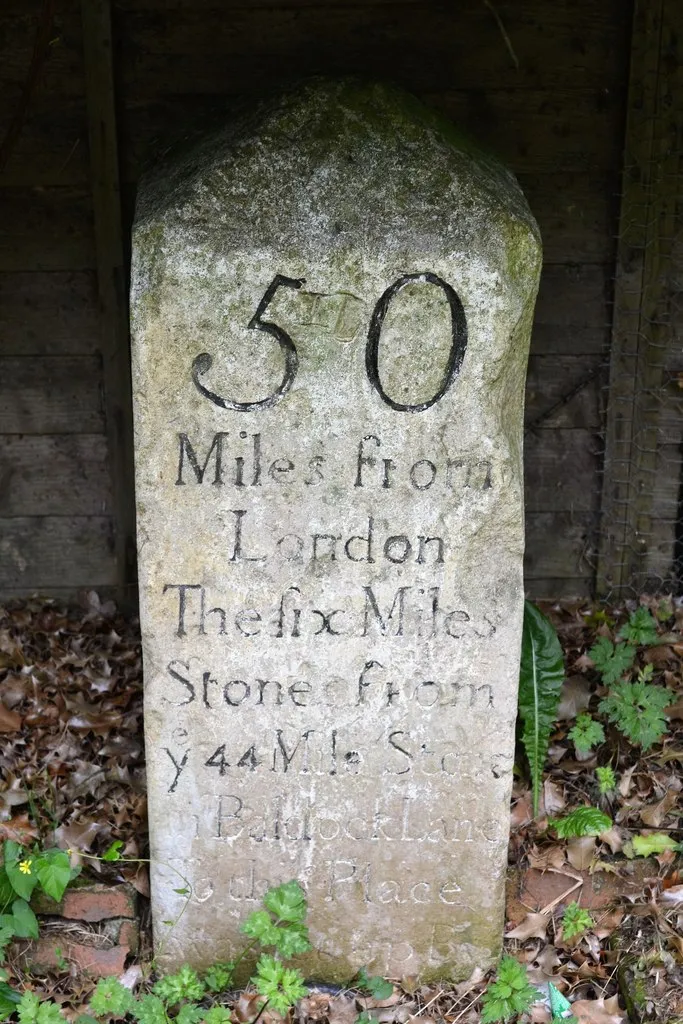 Photo showing: 50 Miles From London