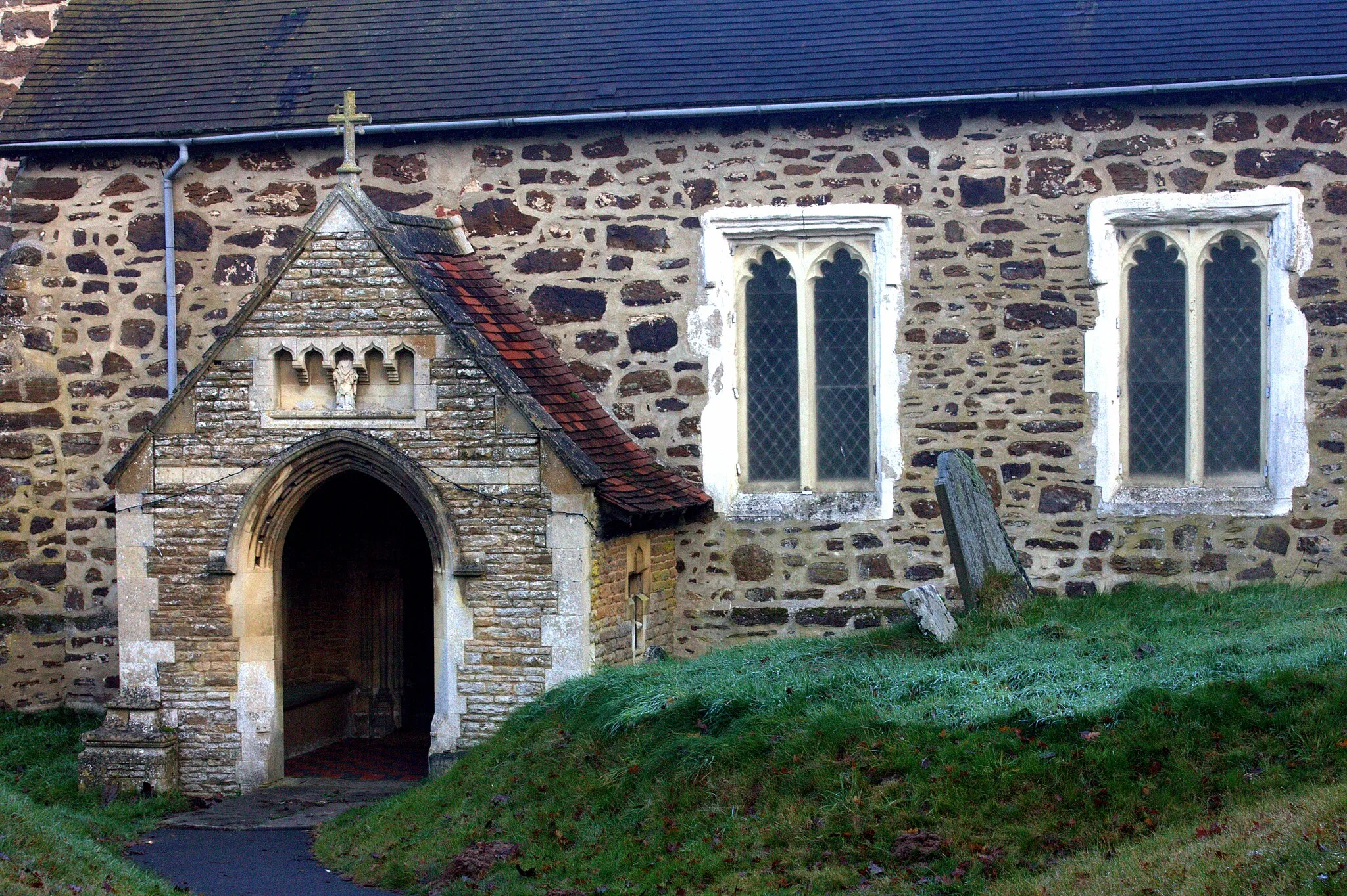 Photo showing: All Saints church door