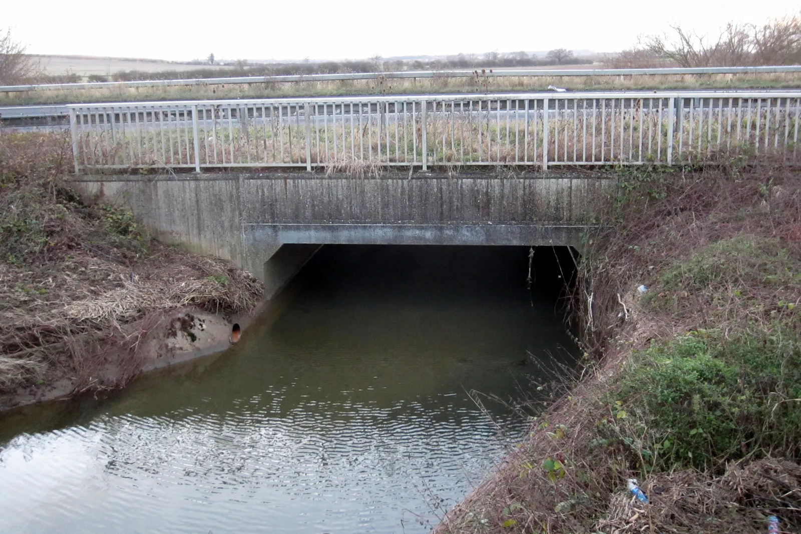 Photo showing: A508 goes over the River Tove