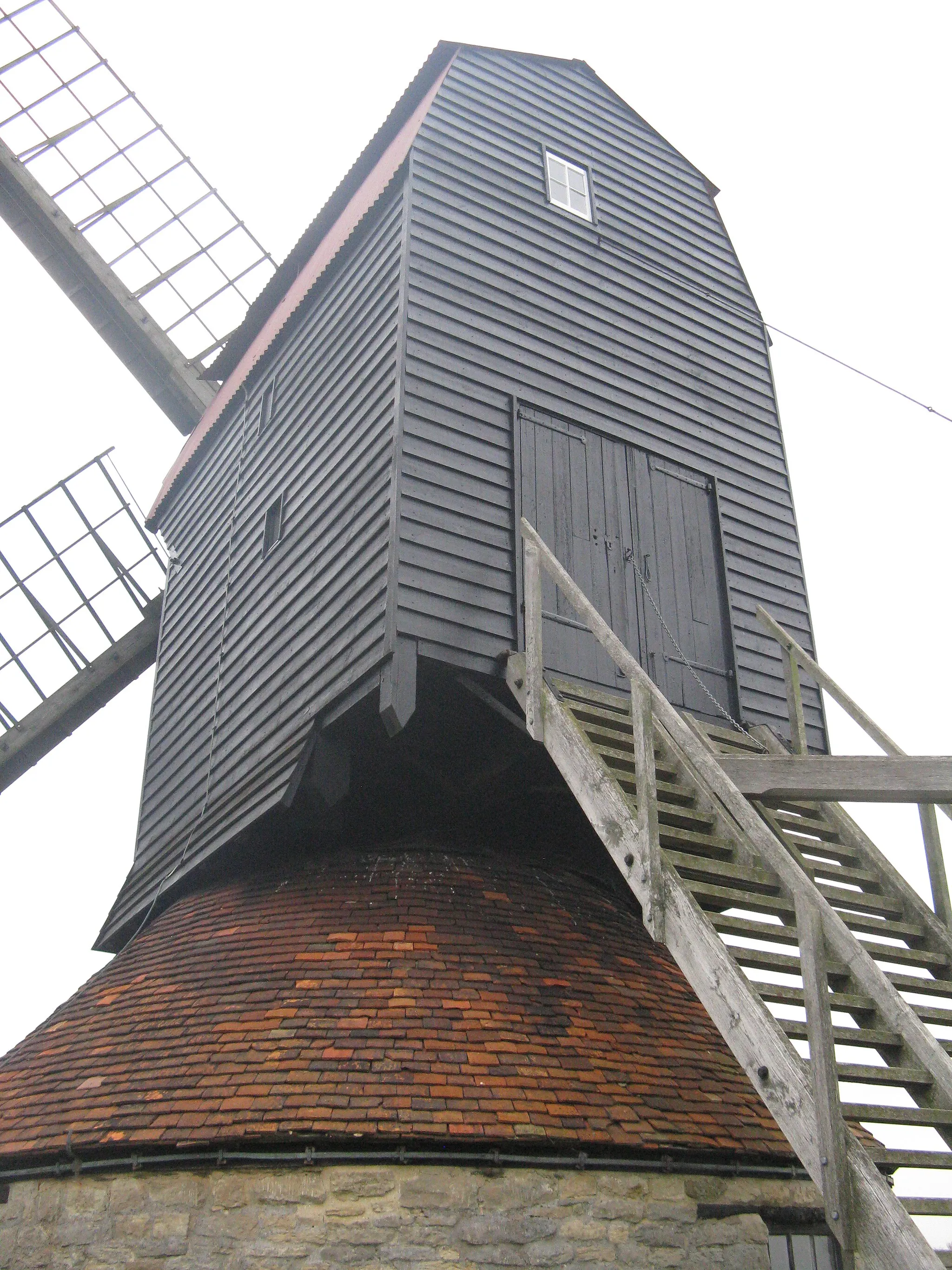 Photo showing: A close-up view of Stevington Windmill