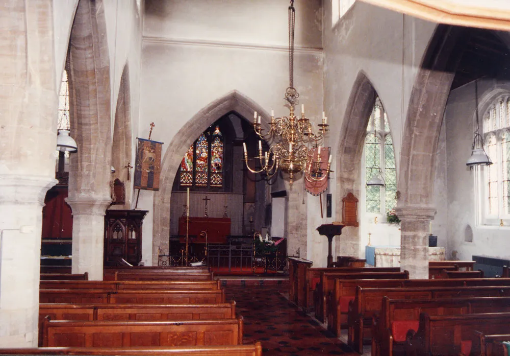 Photo showing: All Saints, Milton Ernest - Interior