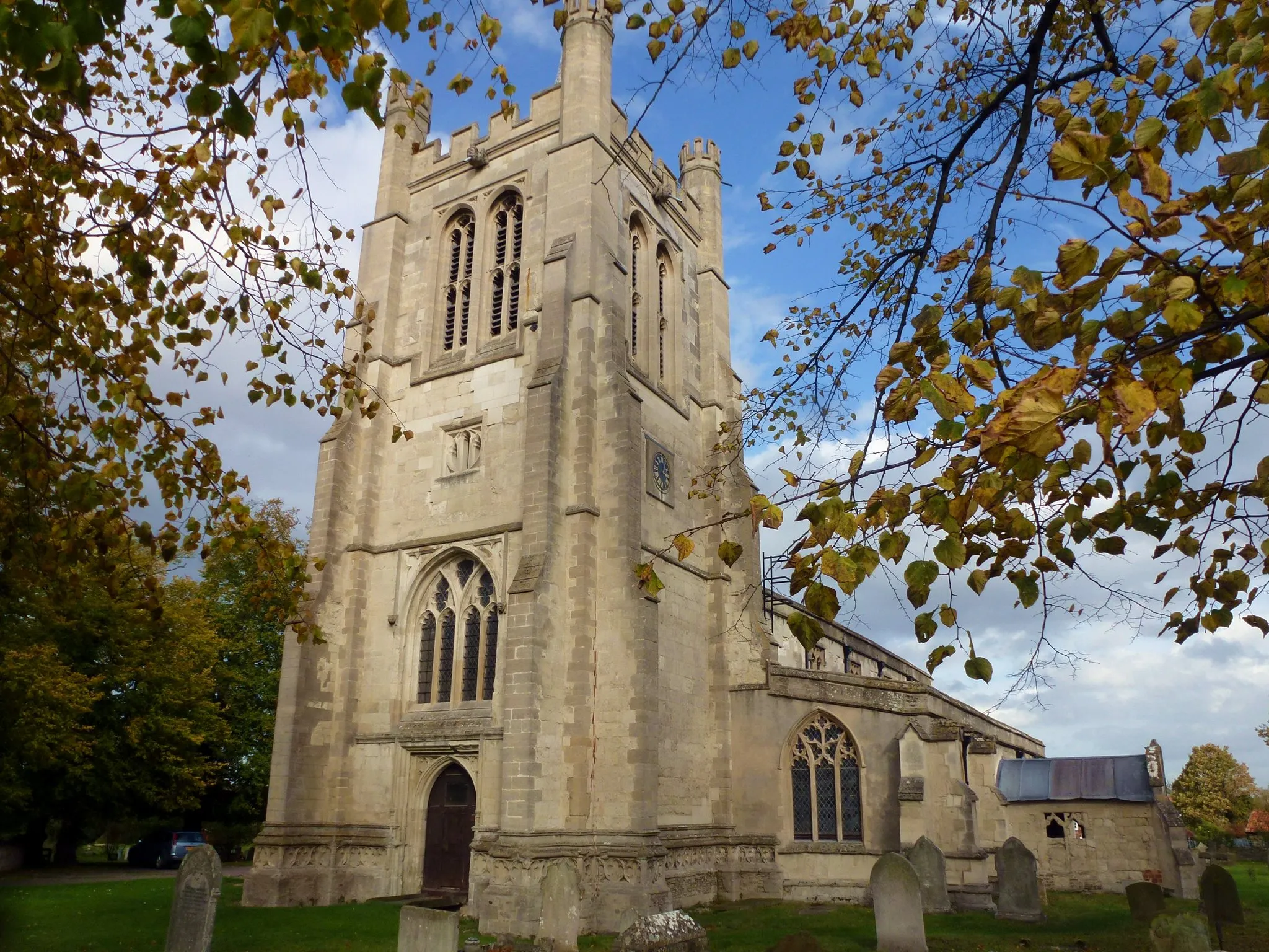 Photo showing: The All Saints Church at Haslingfield, Cambridgeshire.