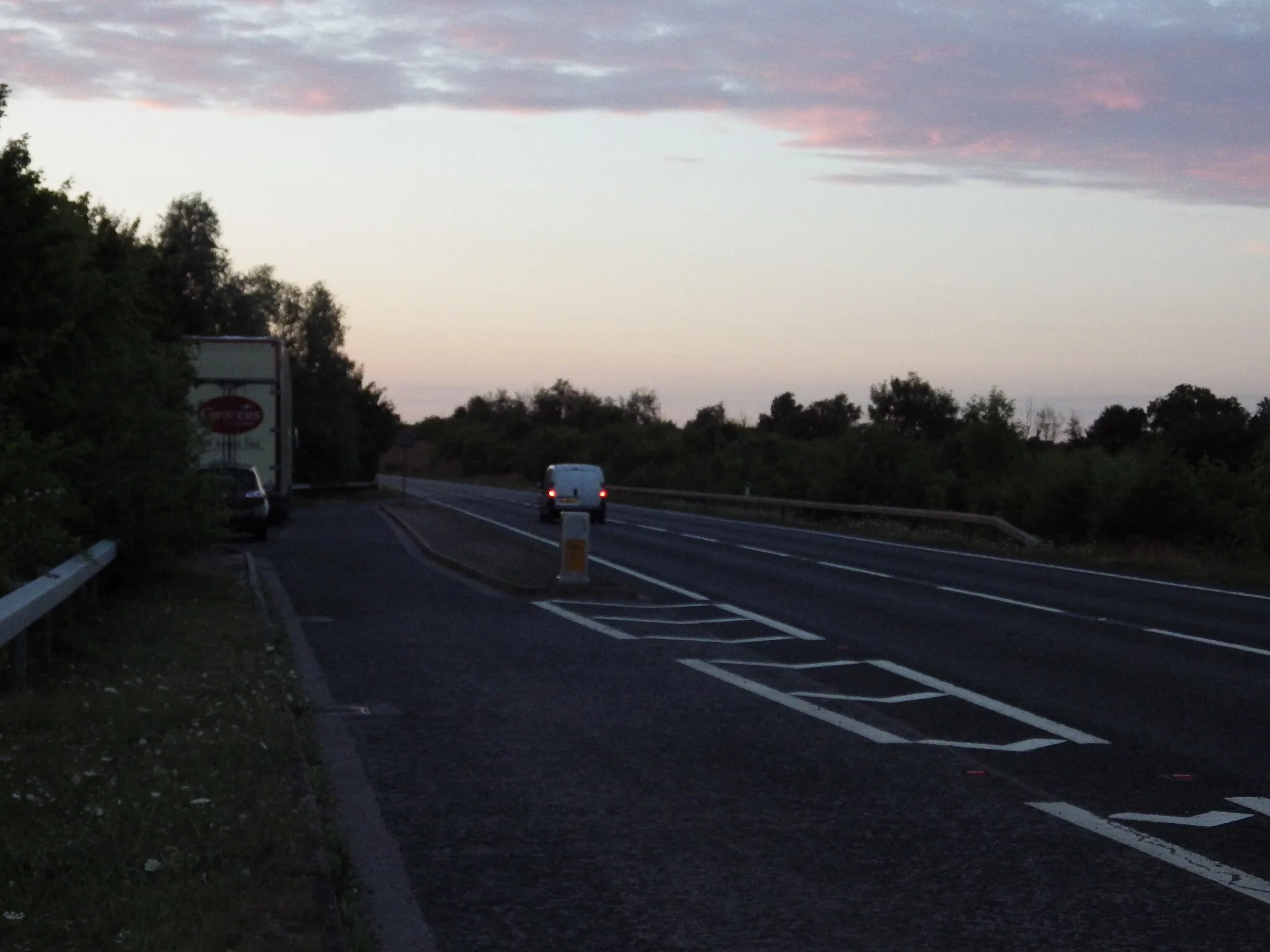 Photo showing: A45 near Denford