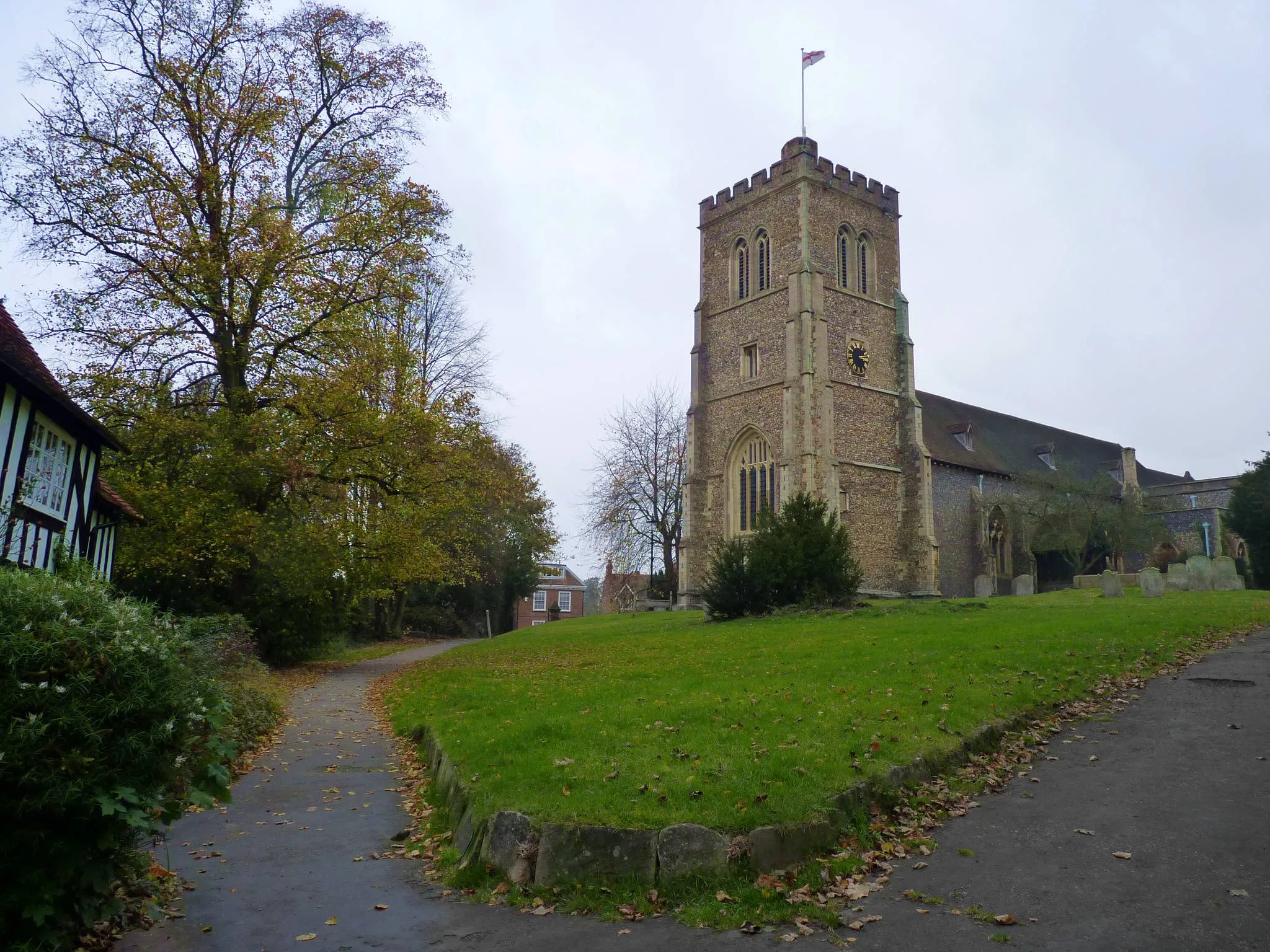 Photo showing: Church of St Etheldreda in Old Hatfield.