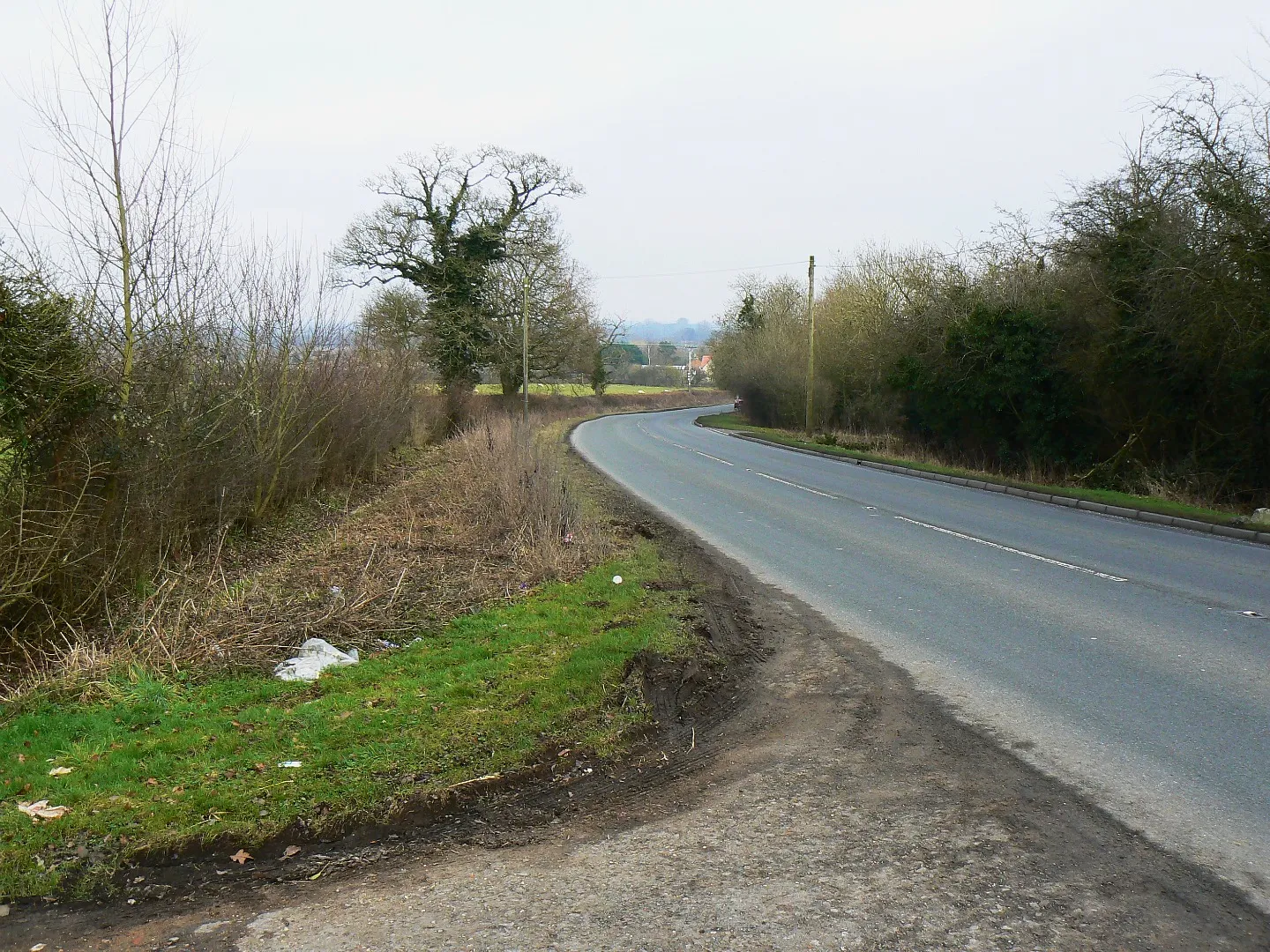 Photo showing: B4040 towards Cricklade