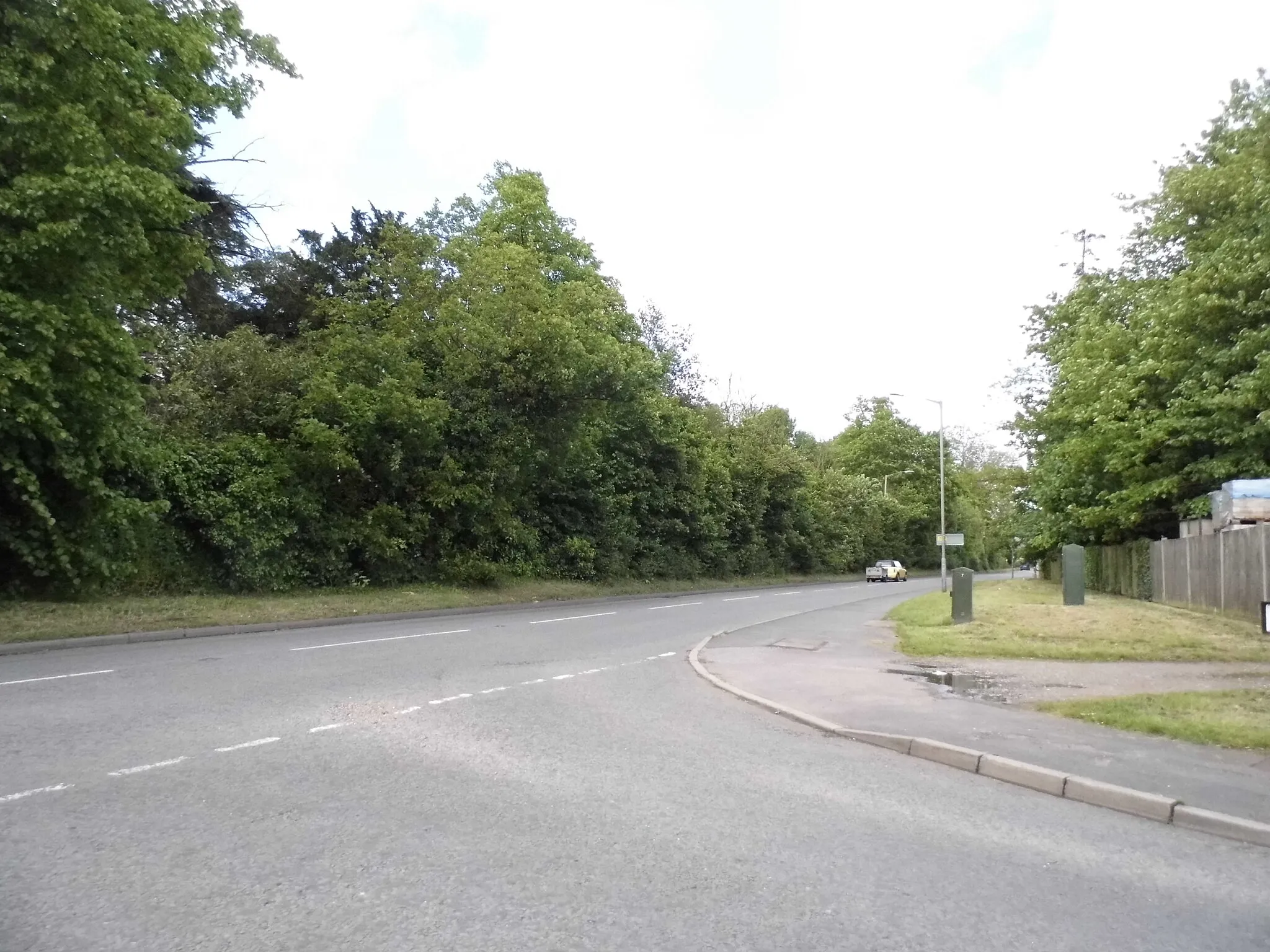 Photo showing: Mansion Lane at the junction of Langley Park Road