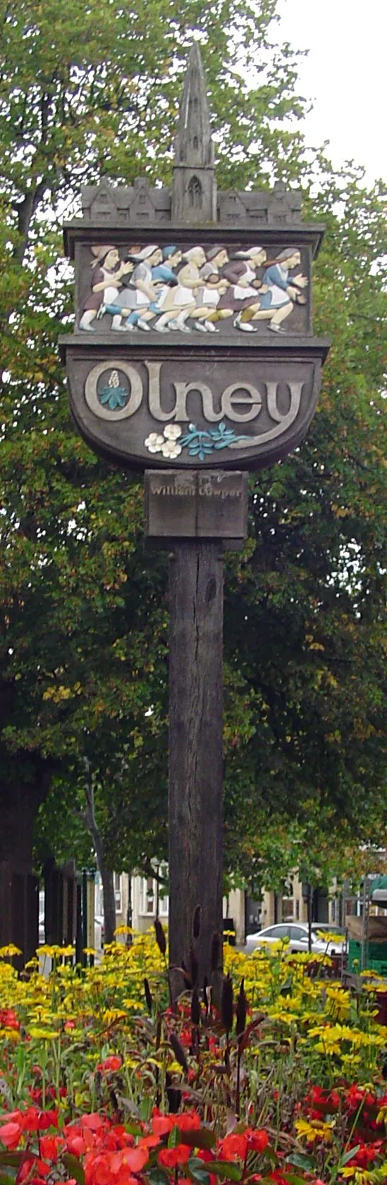 Photo showing: Signpost in Olney