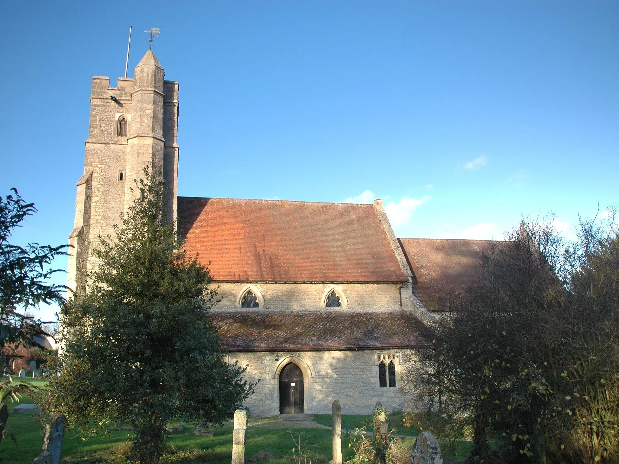 Photo showing: Church of England parish church of St John the Baptist, Stanton St John, Oxfordshire.