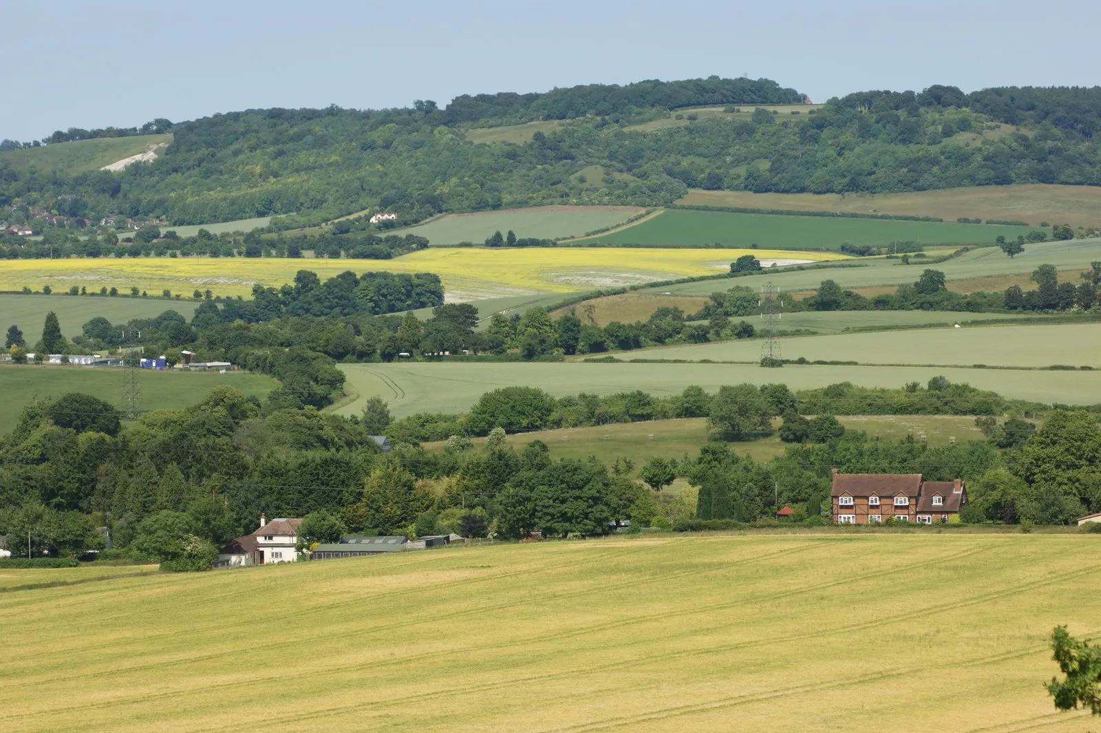 Photo showing: Looking north-east from Lodge Hill