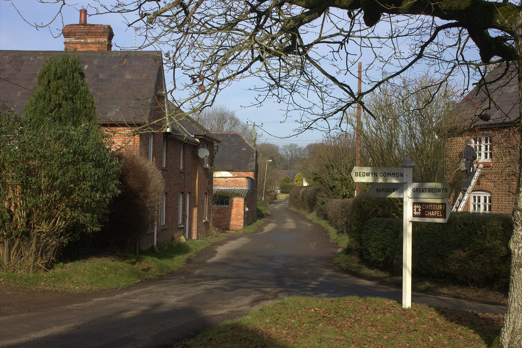 Photo showing: Chisbury village