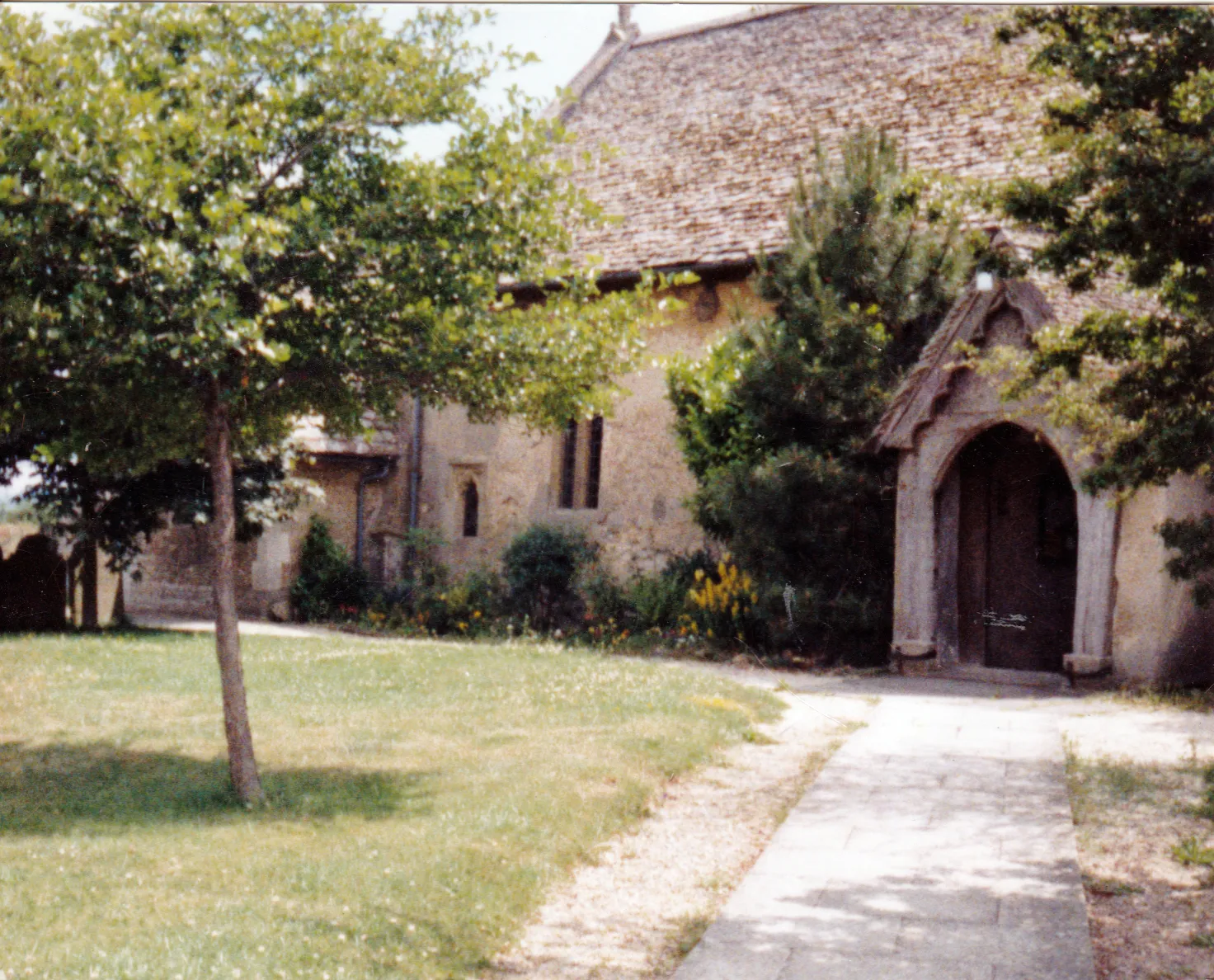 Photo showing: North Porch, St. Mary's Church, Longcot