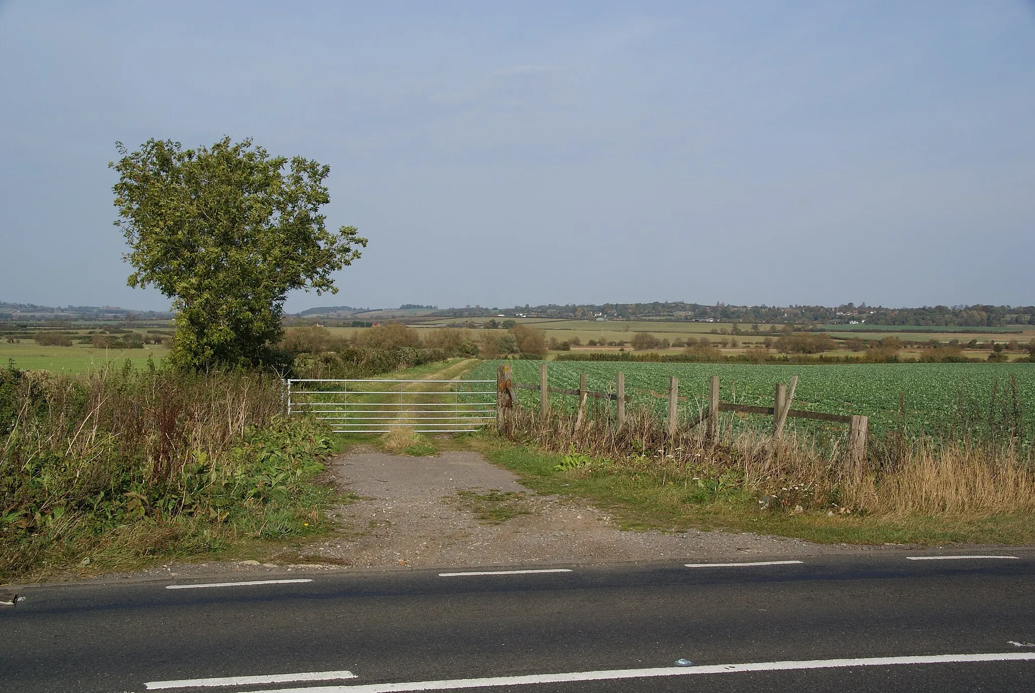 Photo showing: Farm track off the A418