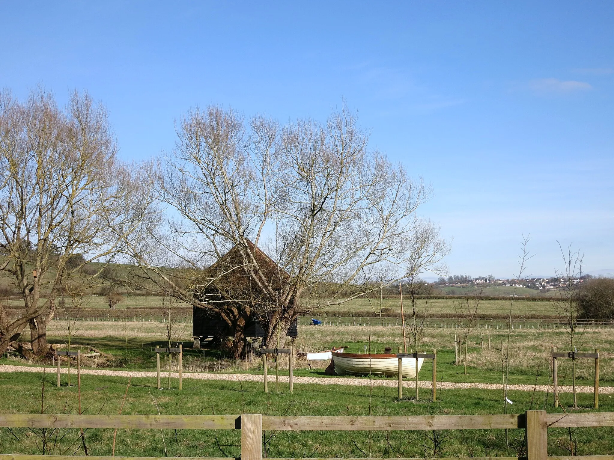 Photo showing: Boat and Granary