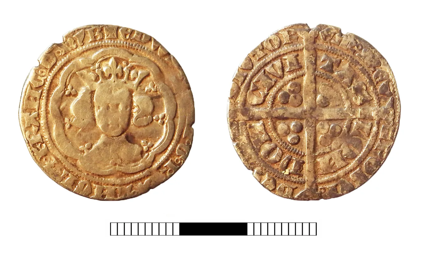 Photo showing: A silver groat of Edward III, 1351-1352, London mint.  Pre-Treaty Series C.