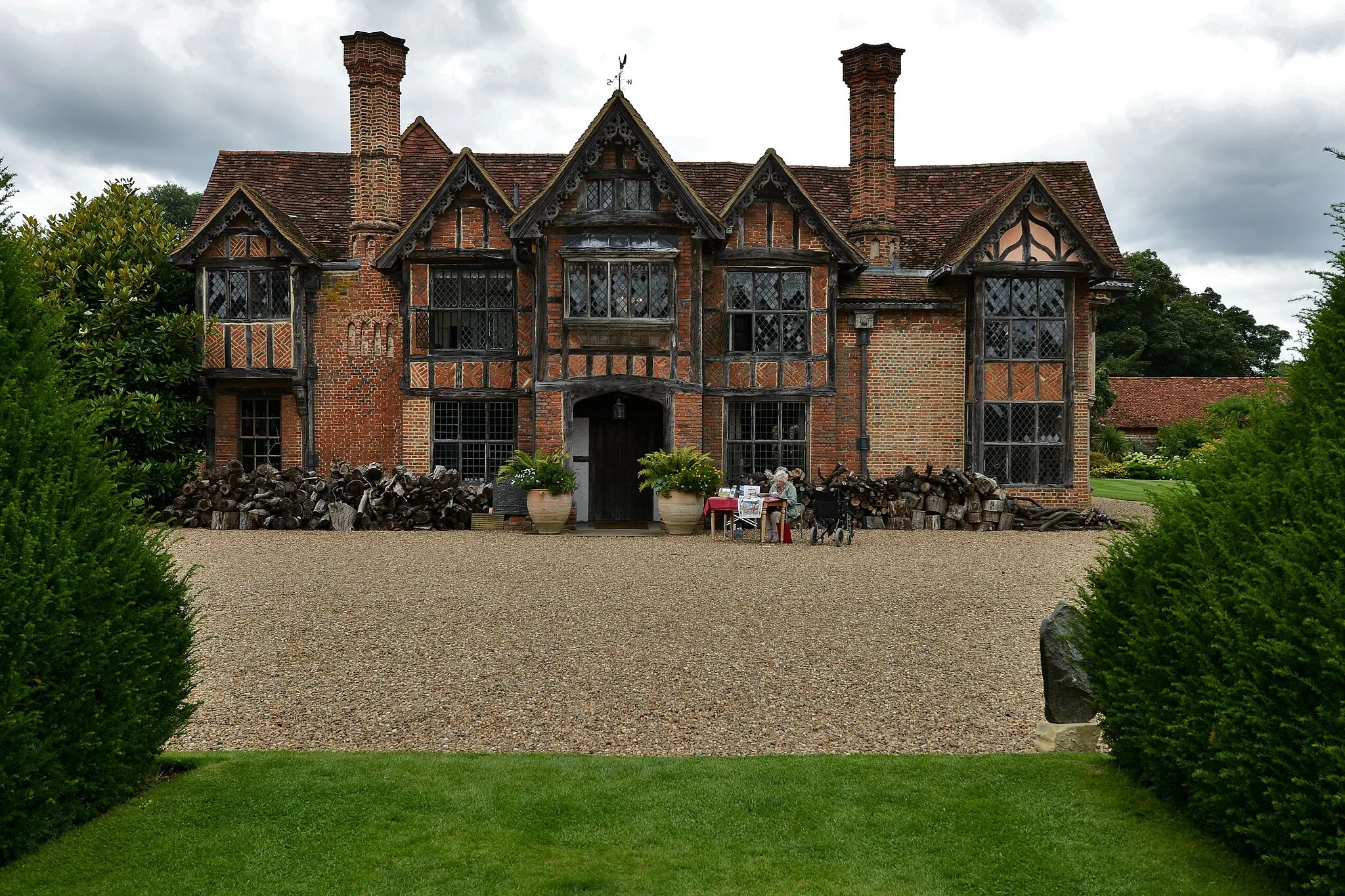 Photo showing: Dorney Court: The main entrance