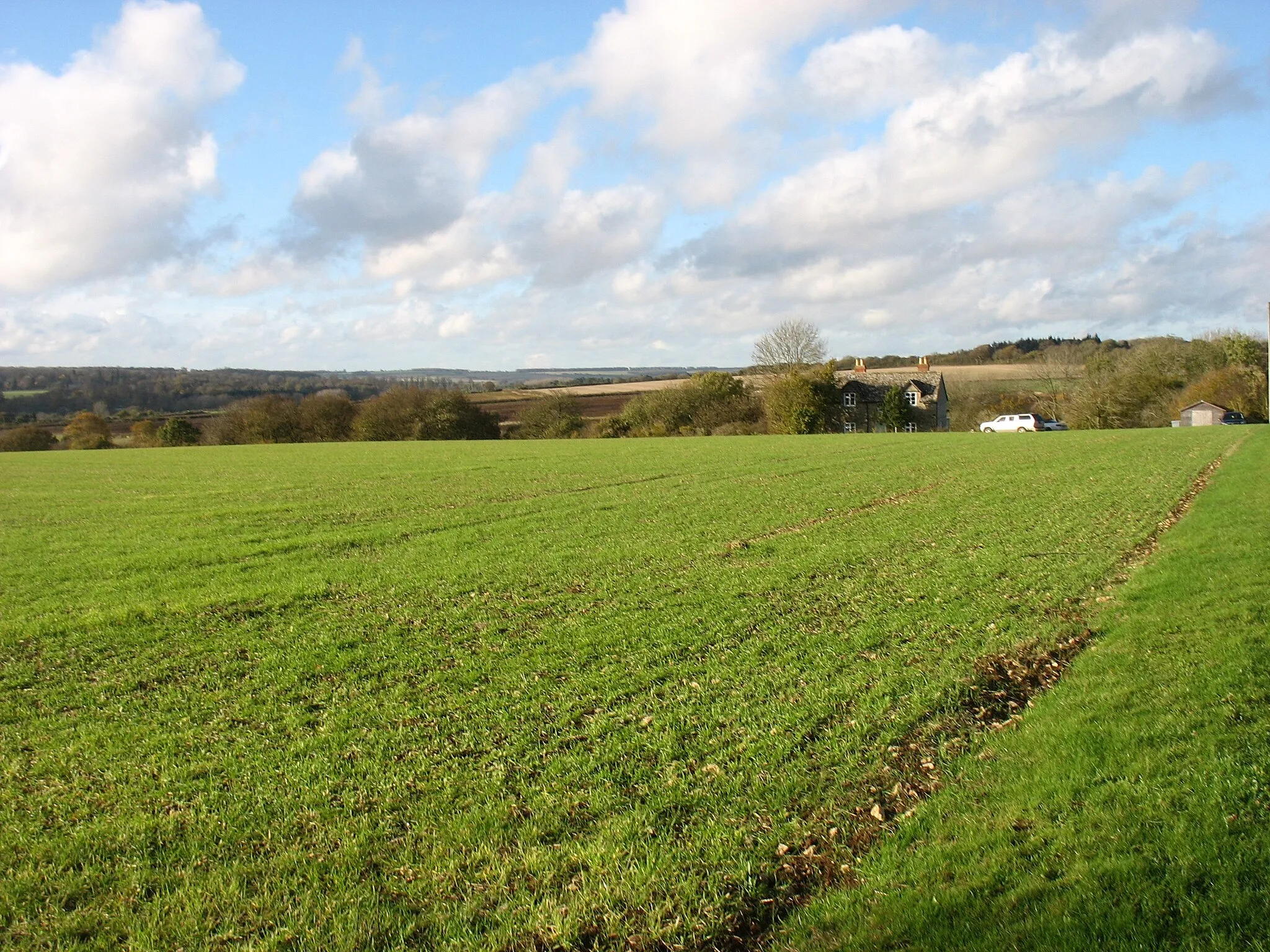 Photo showing: Farmland east of Fawler