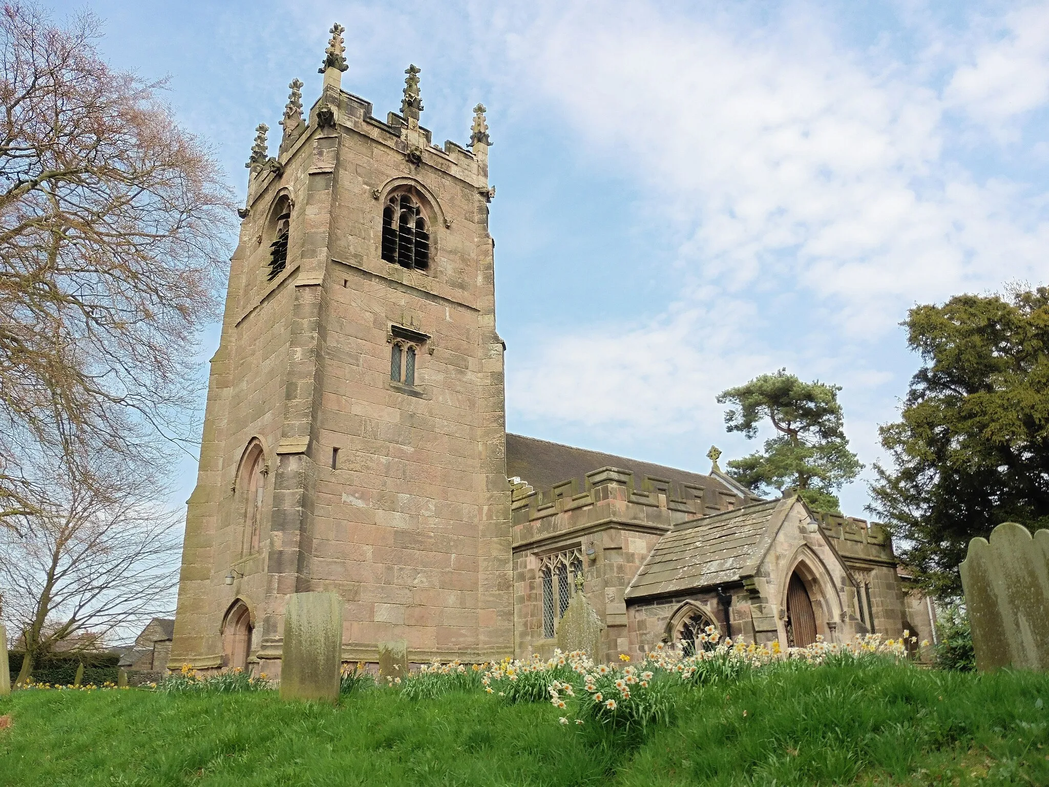 Photo showing: Photograph of St Michael's Church, Horton, Staffordshire, England