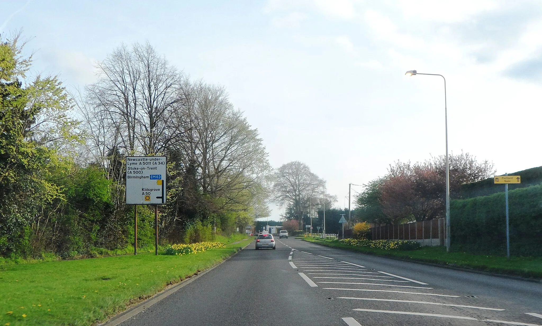 Photo showing: A50 at Lawton Heath