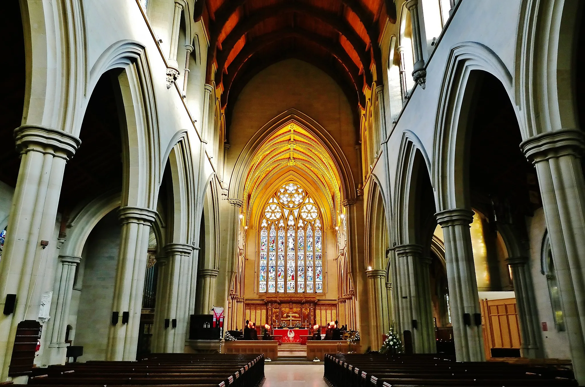 Photo showing: Bolton Parish Church Interior