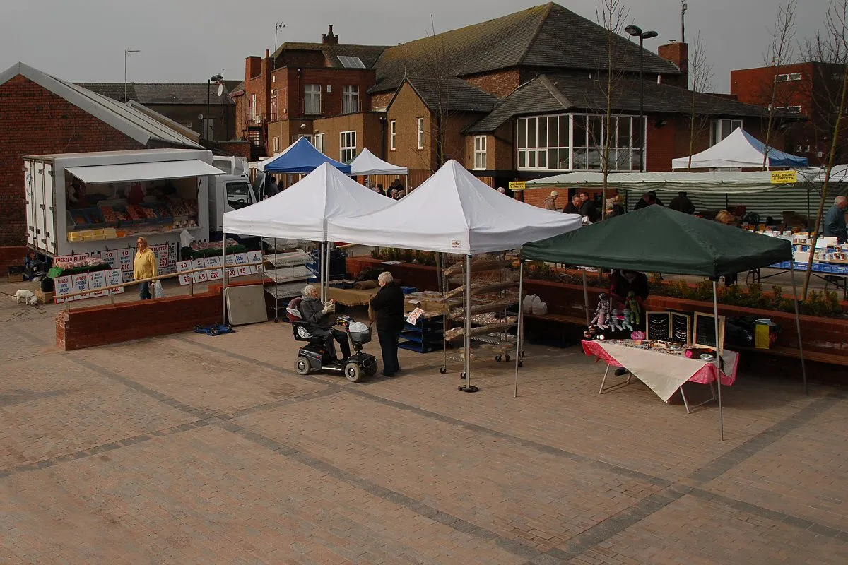 Photo showing: Neston Market