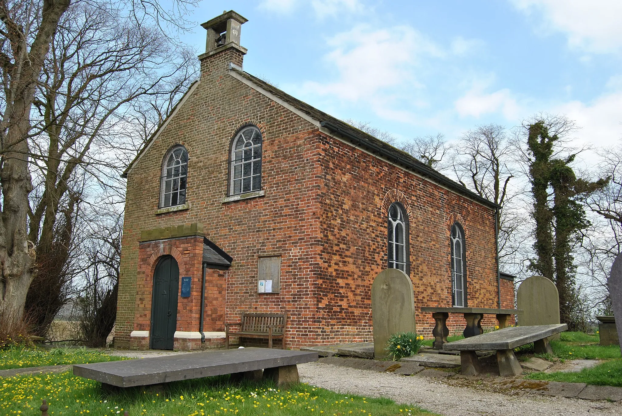 Photo showing: Becconsall Old Church, Hesketh Bank, Lancashire,seen from the southwest