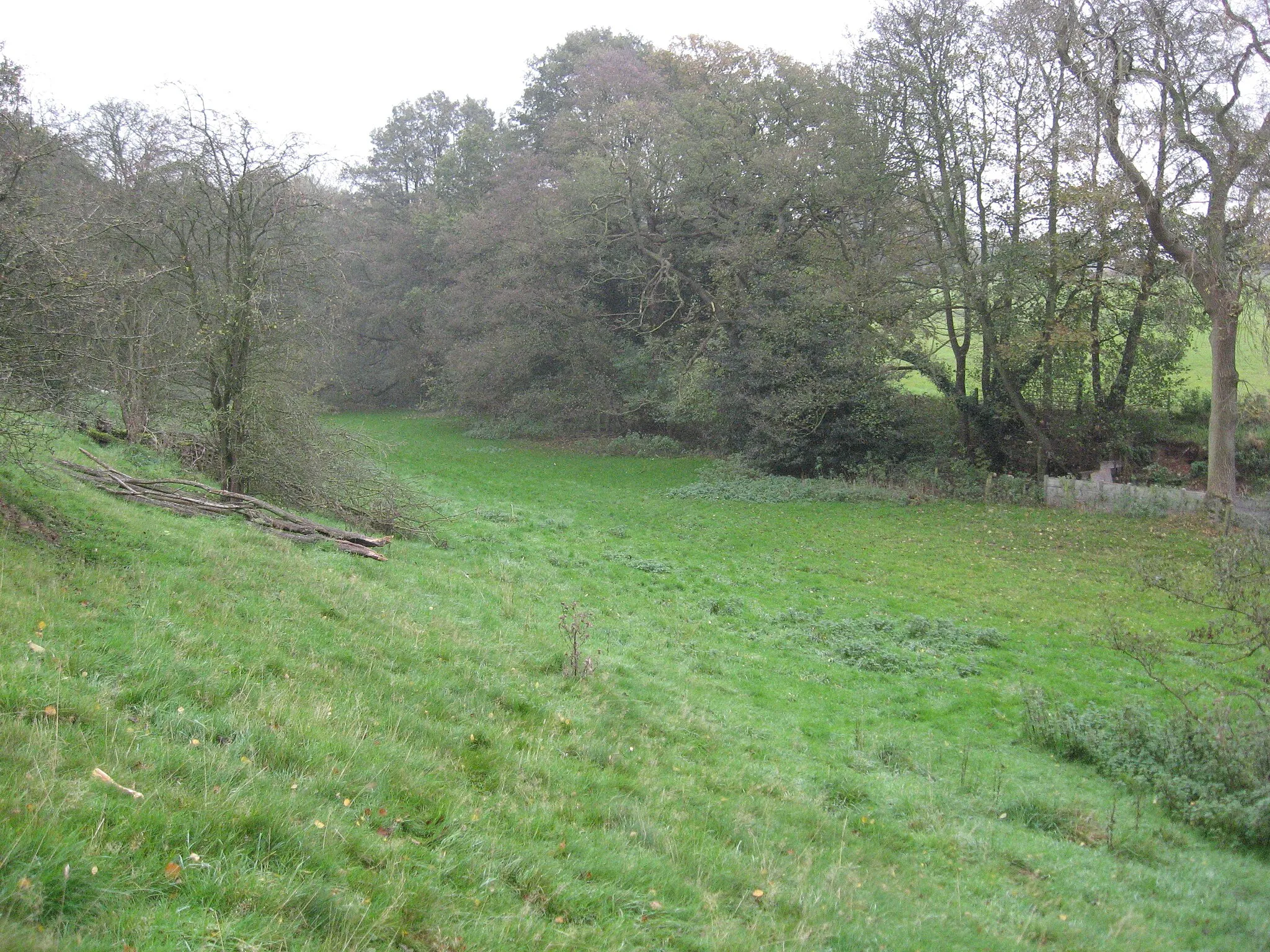 Photo showing: A narrow wooded valley below Beech Tree farm