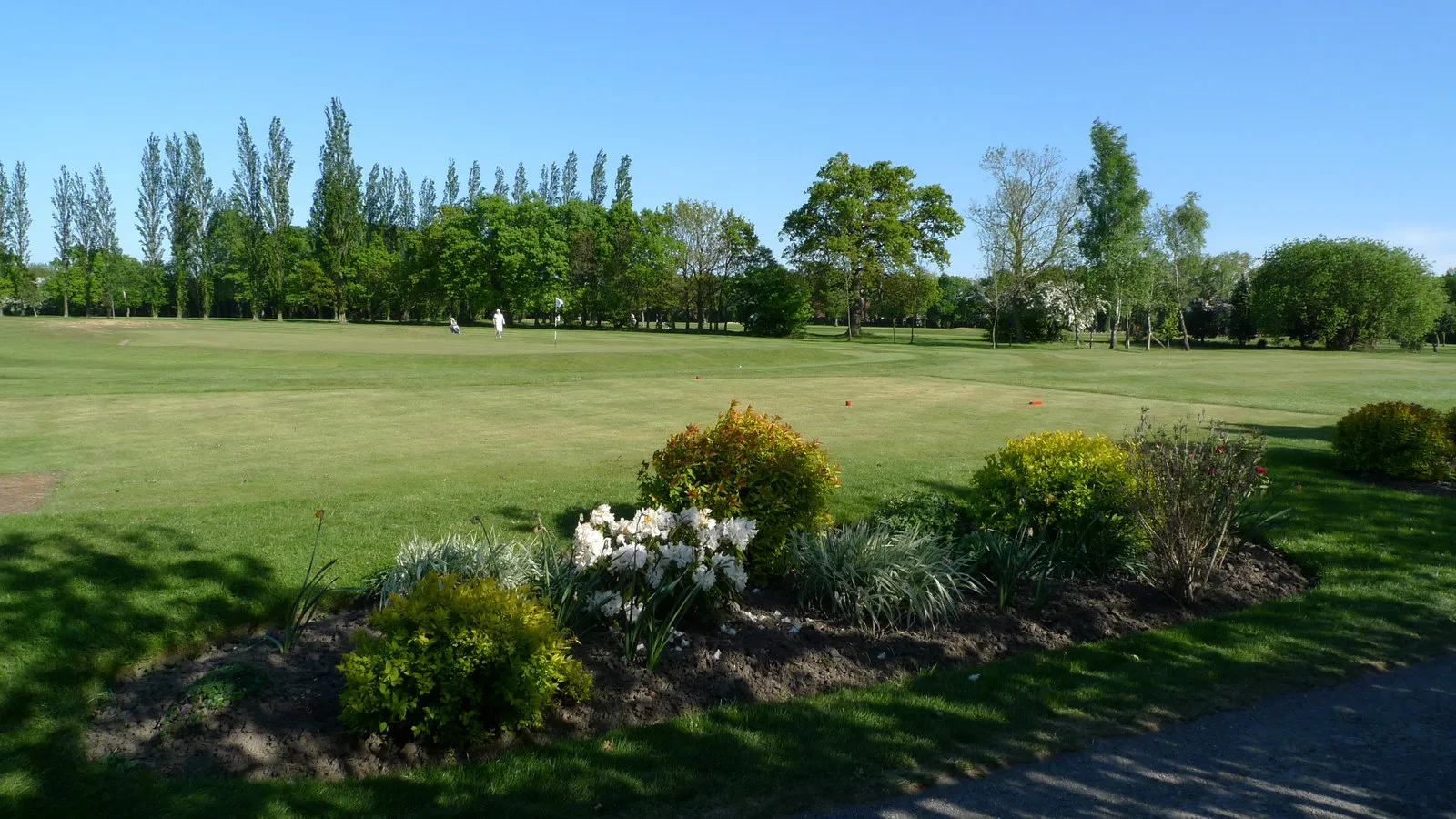 Photo showing: A corner of Gatley's golf course