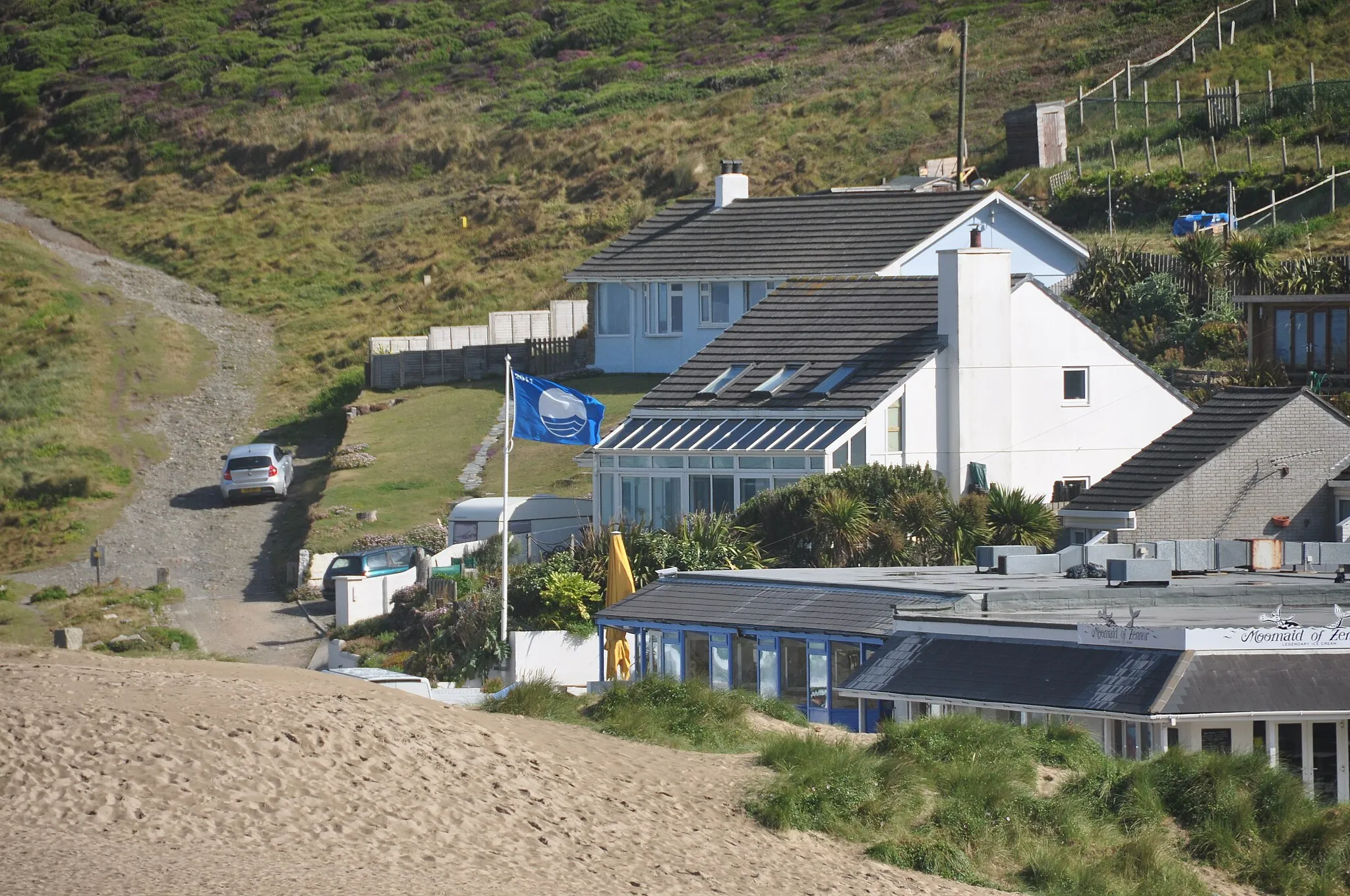 Photo showing: Buildings in Porthtowan