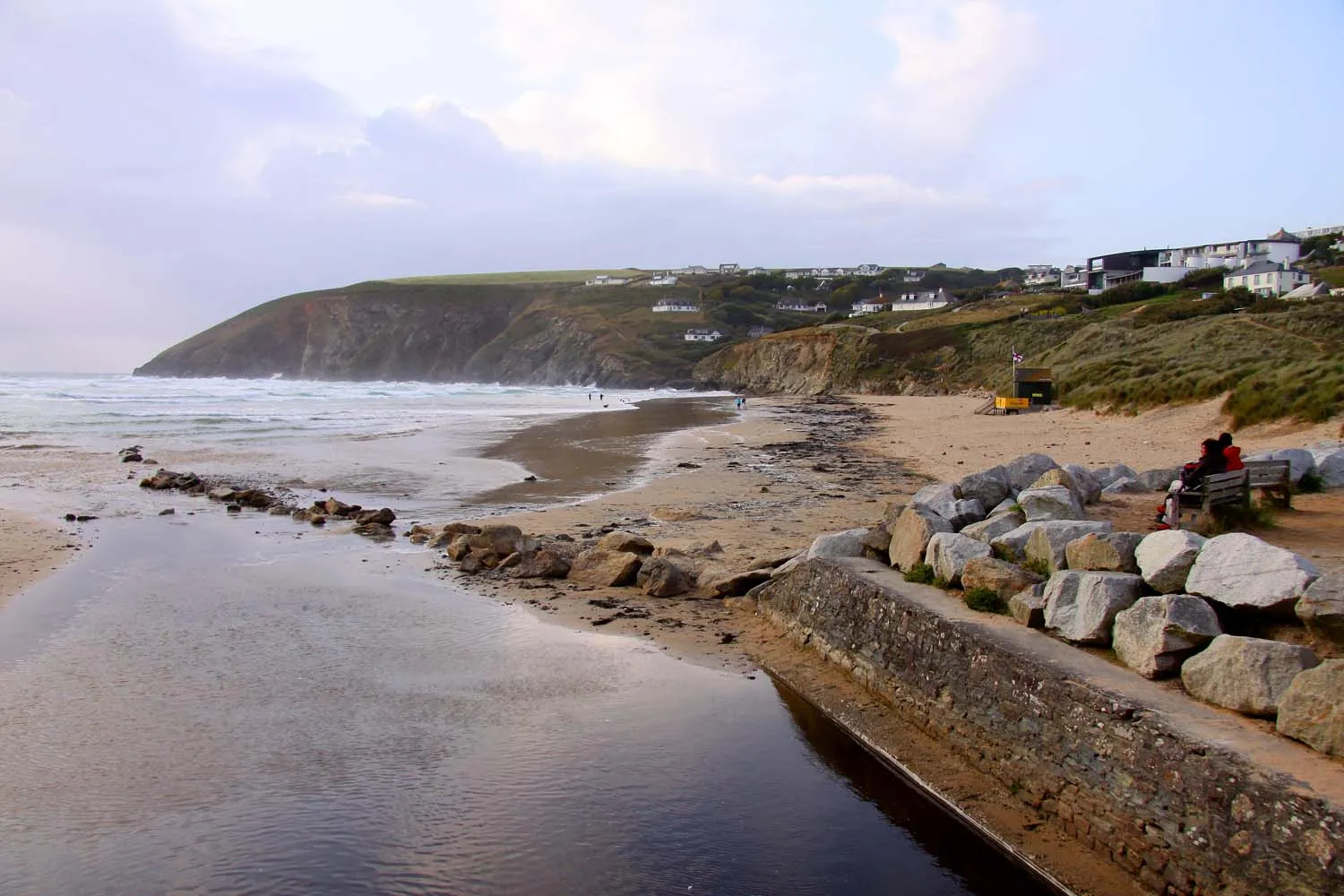 Photo showing: The beach at Mawgan Porth