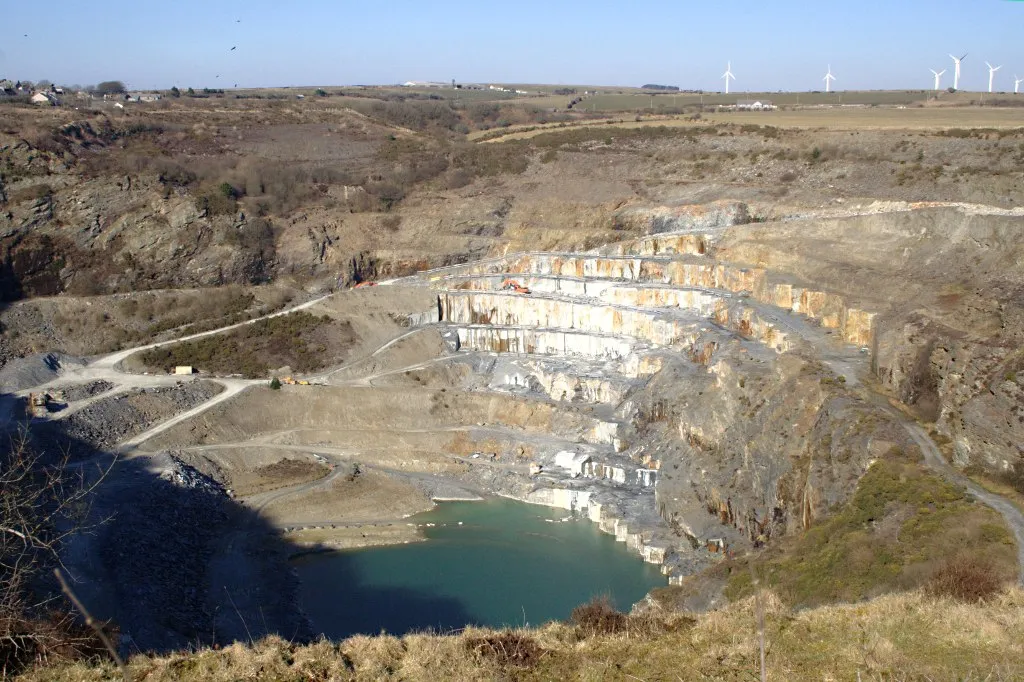 Photo showing: Delabole Slate Quarry