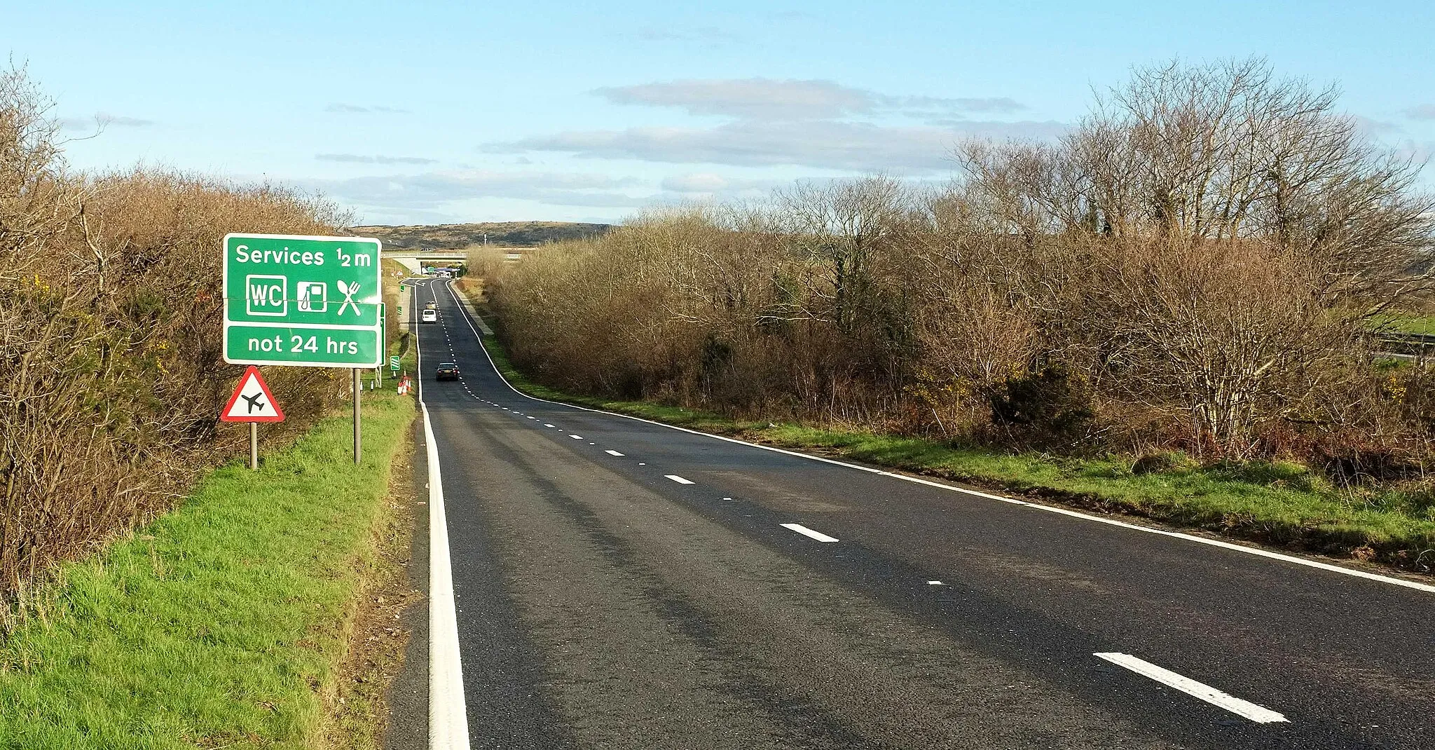 Photo showing: A30 on Cardinham Downs