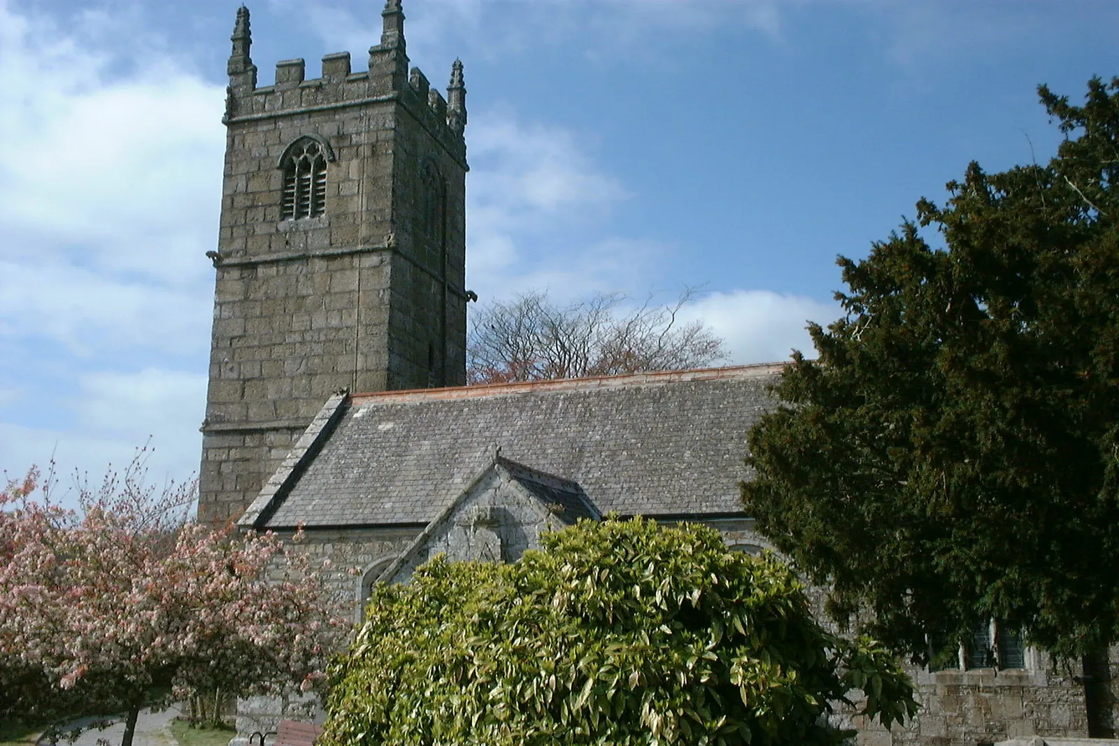 Photo showing: St Ercus' church, St Erth