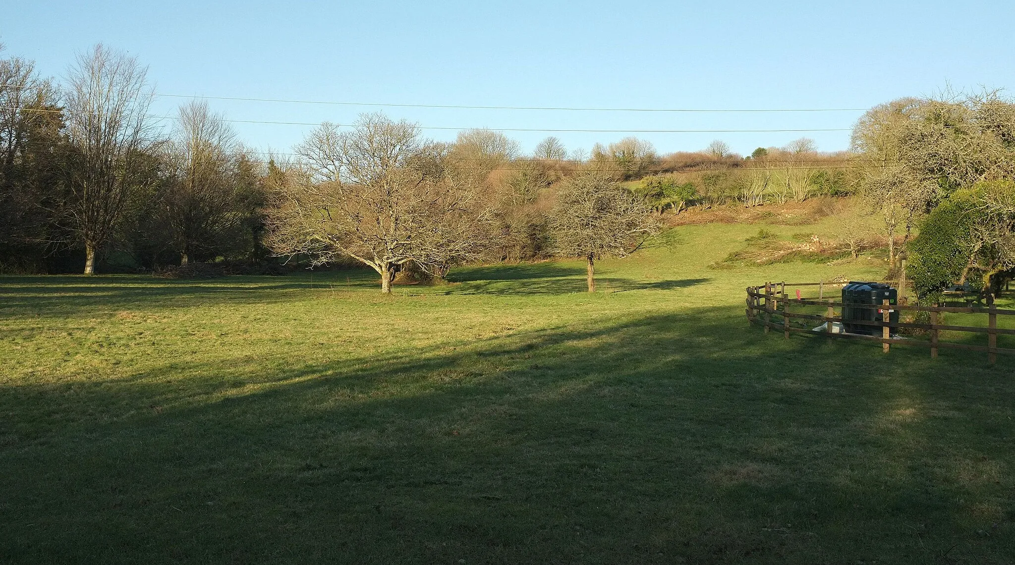 Photo showing: Field by the Camel