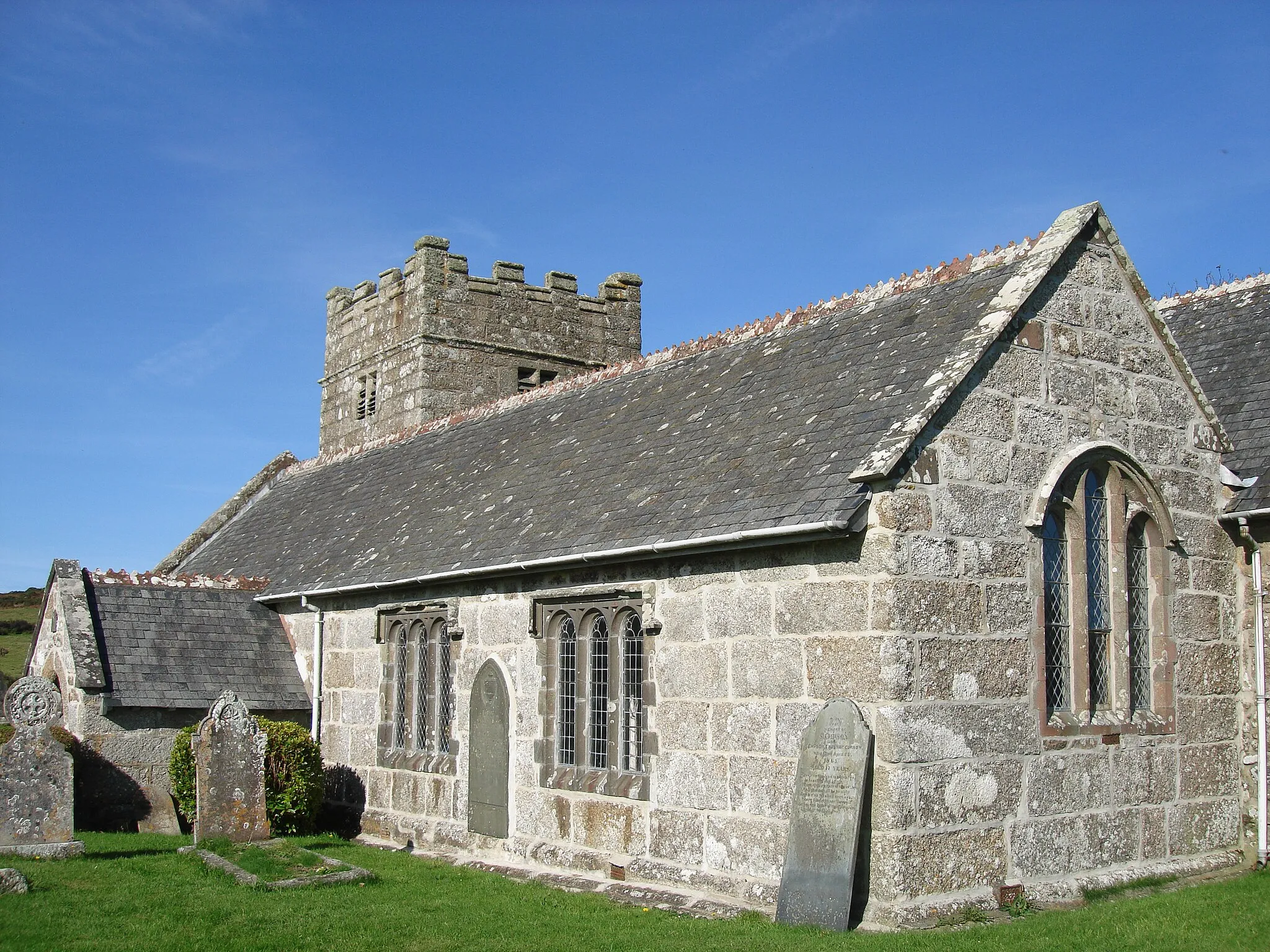 Photo showing: Towednack Church