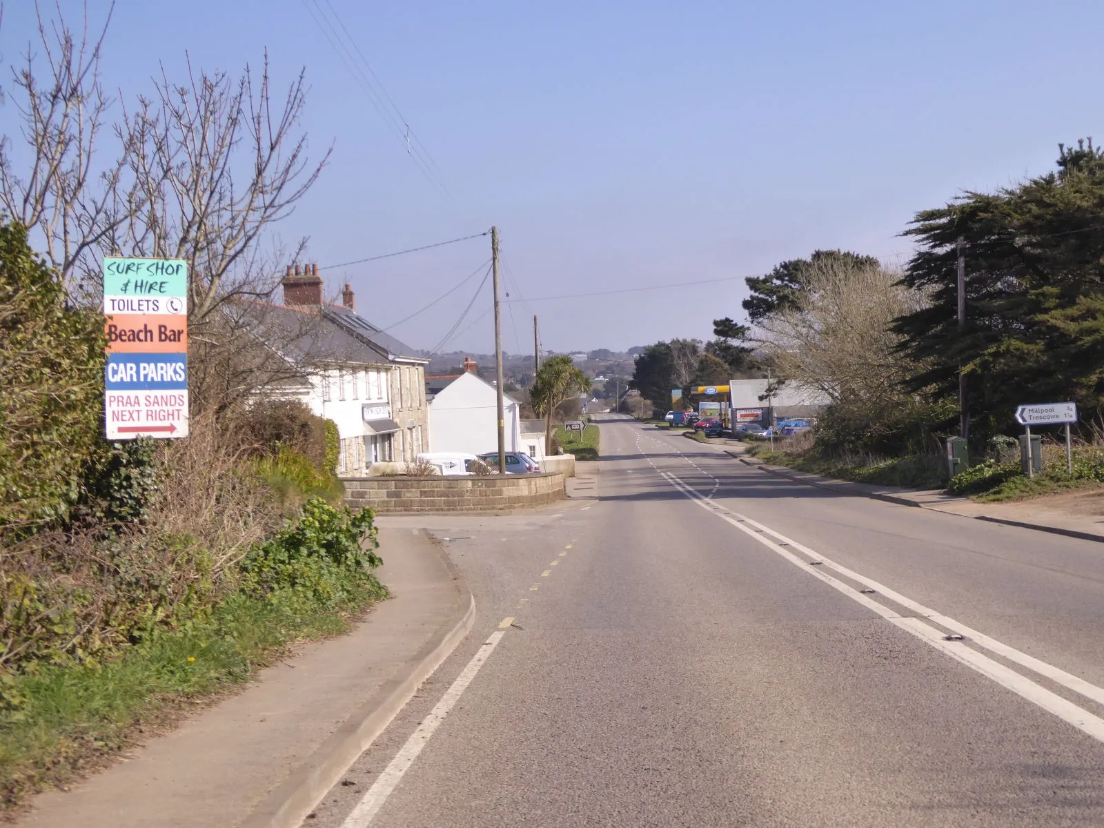 Photo showing: A394 in Newtown