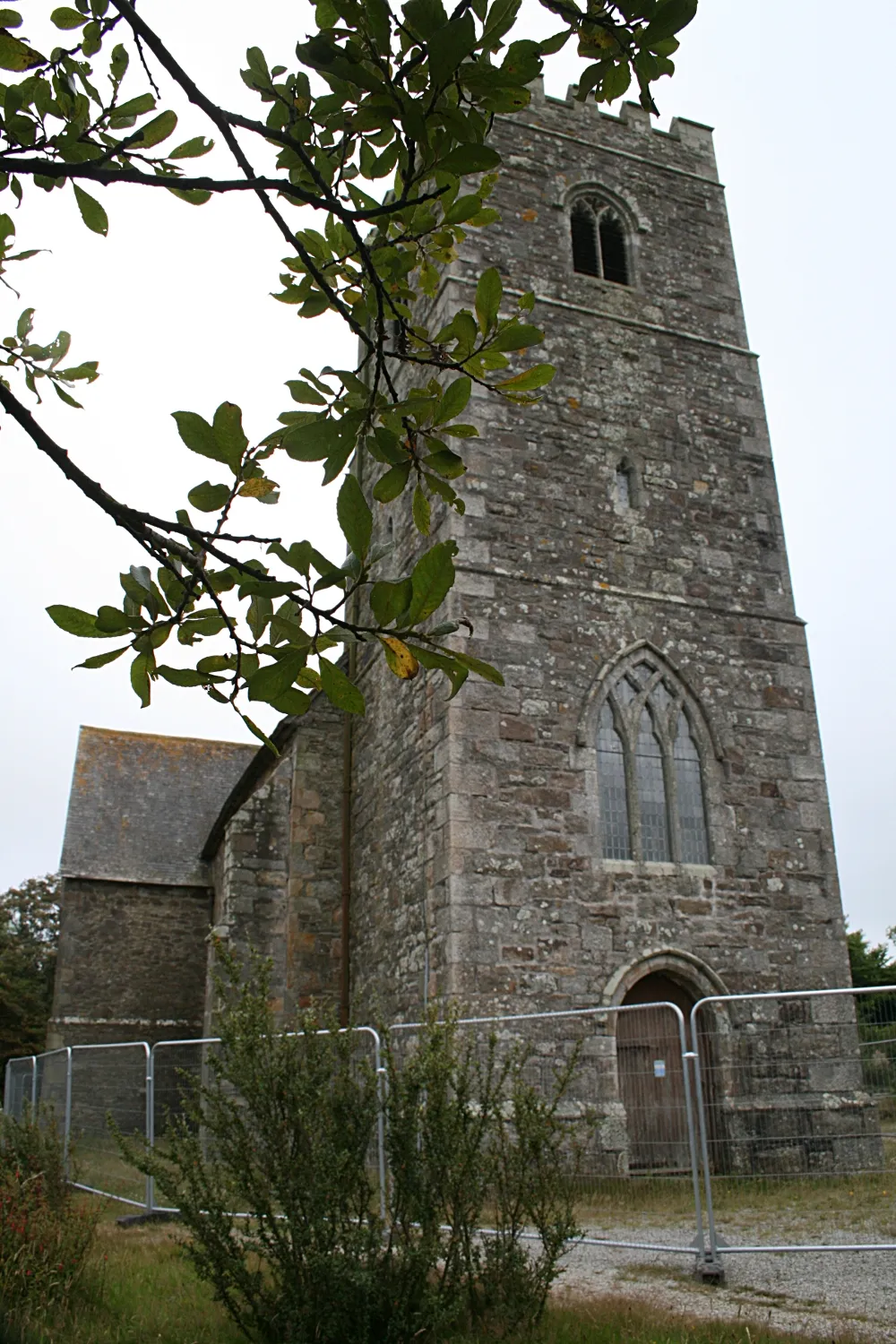 Photo showing: The tower at St. Peter's Mithian