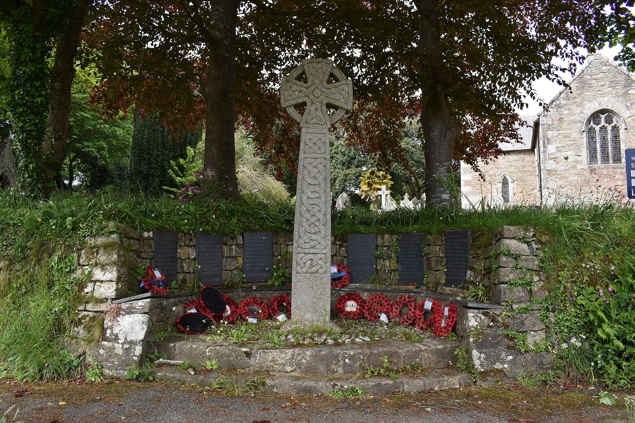 Photo showing: The Perranzabuloe War Memorial in Cornwall, England.