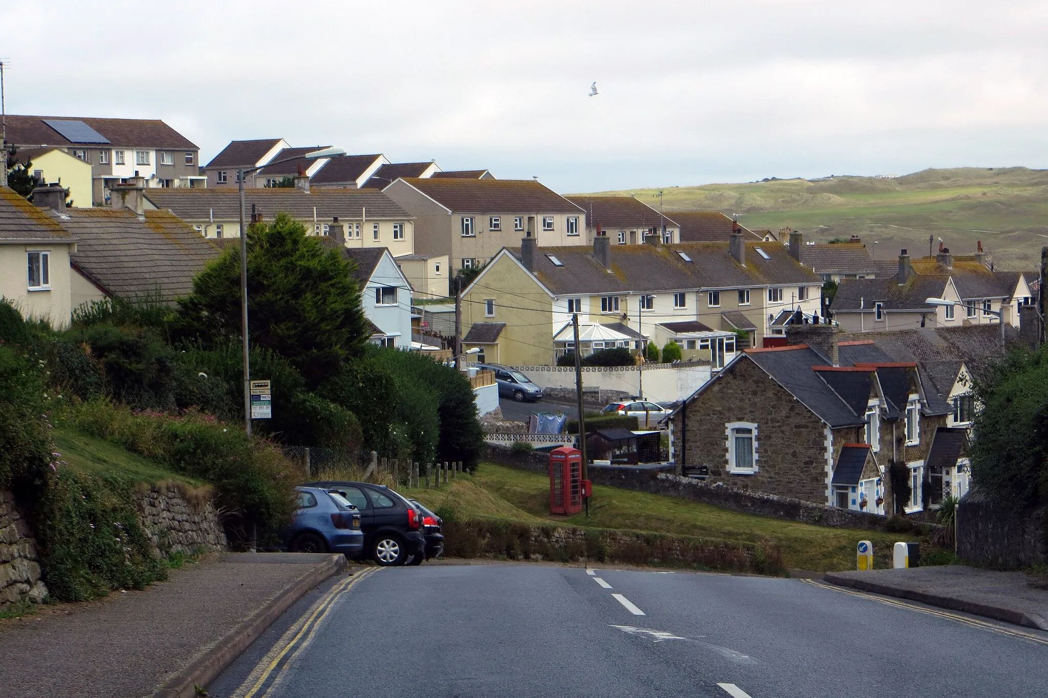 Photo showing: Approaching Perranporth