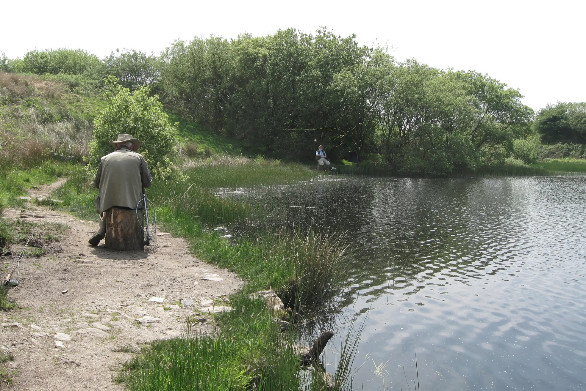 Photo showing: A corner of Temple trout fishery