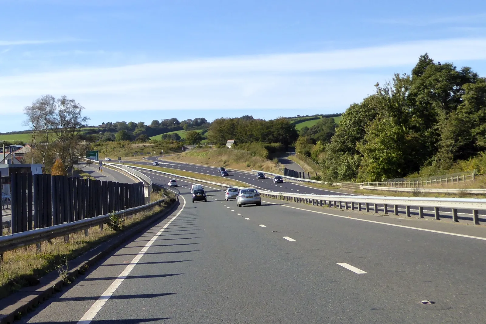 Photo showing: A38 crossing East Looe River near Moorswater