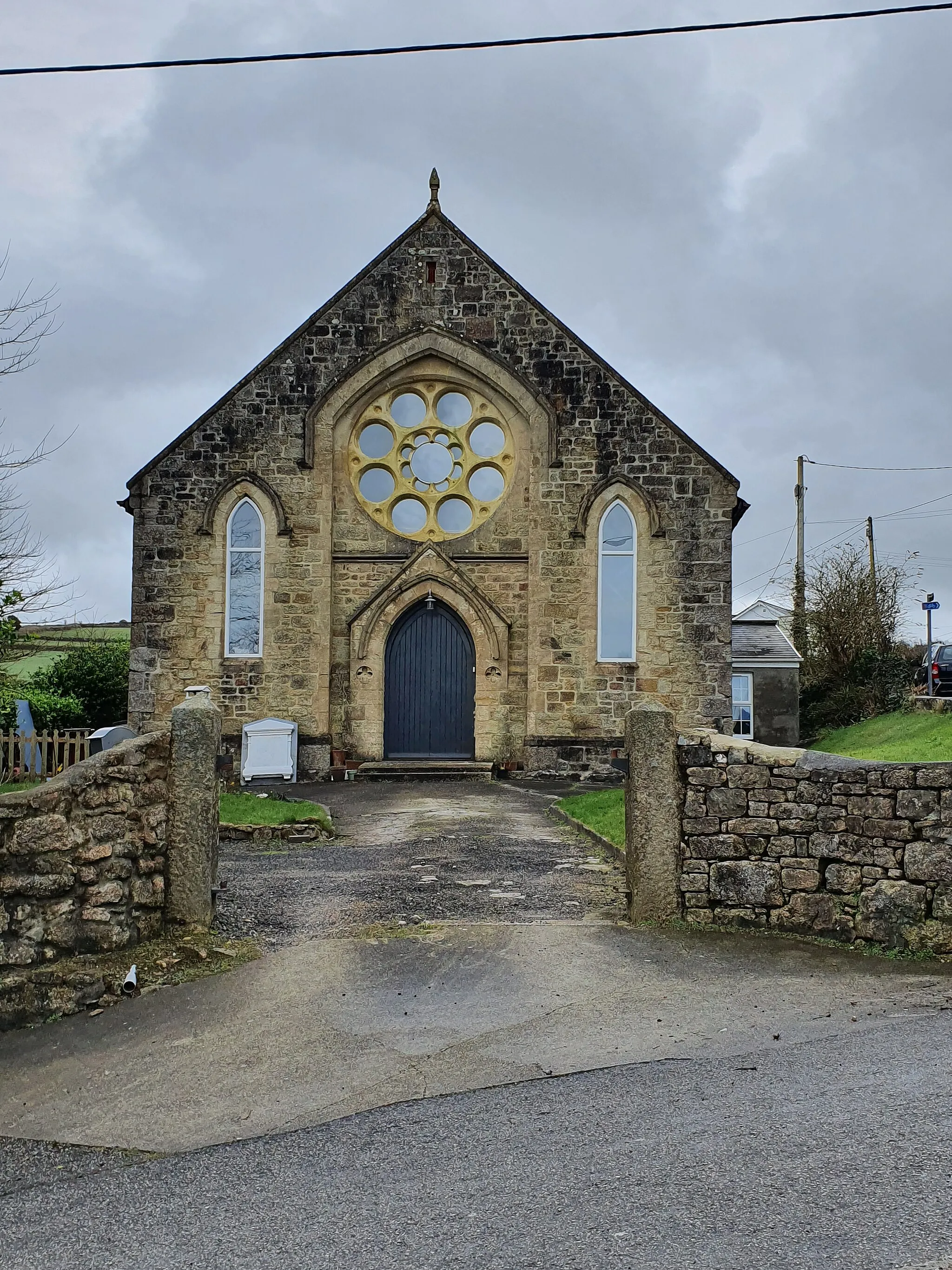 Photo showing: Chapel at Brea, Cornwall.