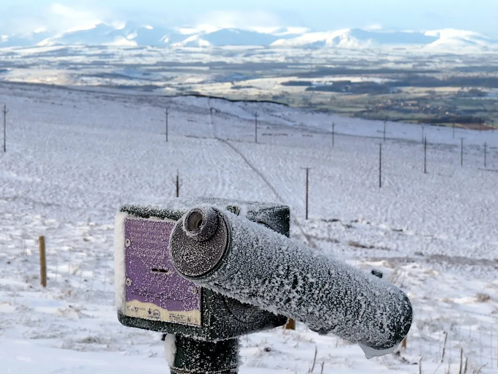 Photo showing: Chilly viewpoint at Hartside Summit