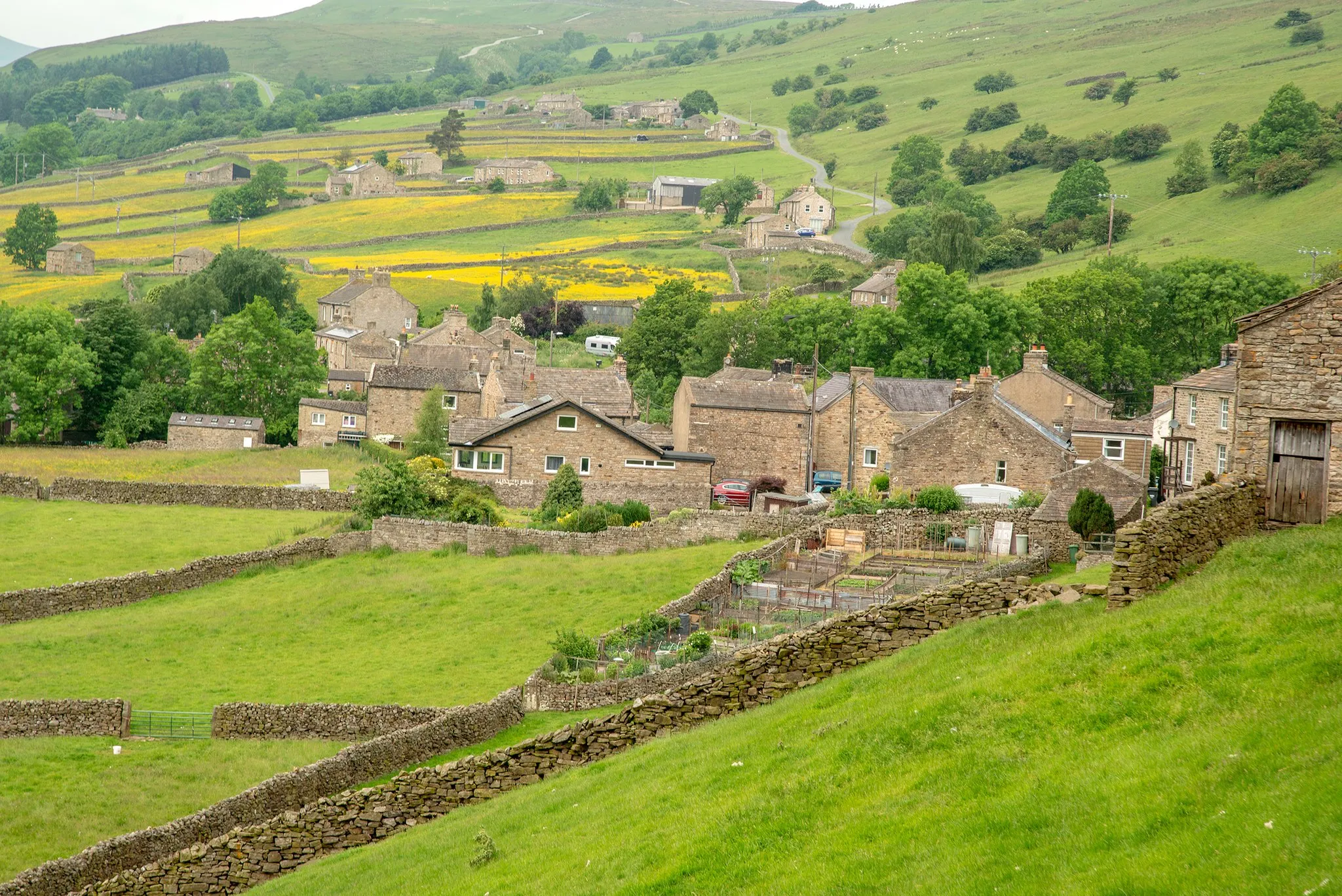 Photo showing: Gunnerside: A typical village in North Yorkshire