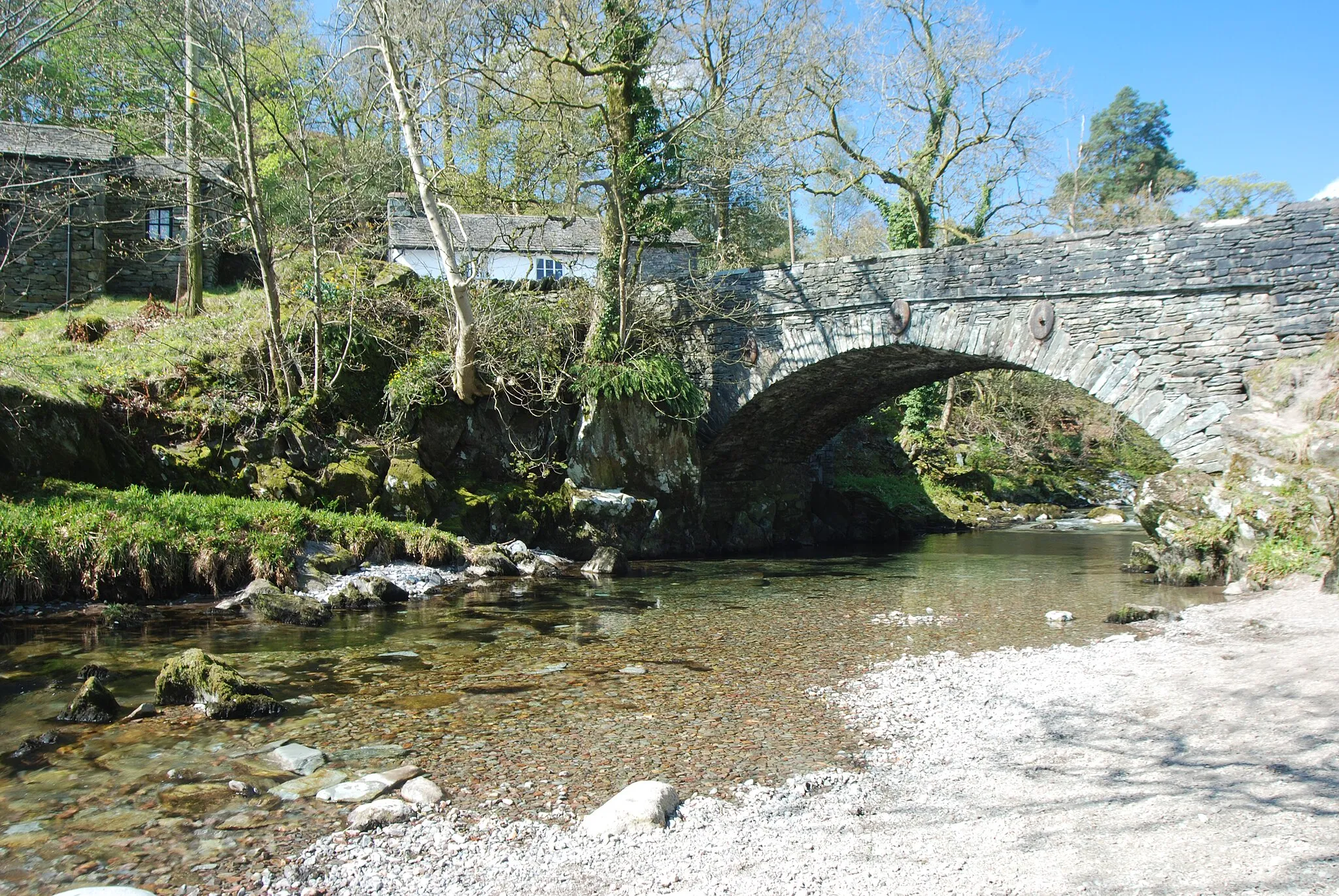 Photo showing: Elterwater bridge